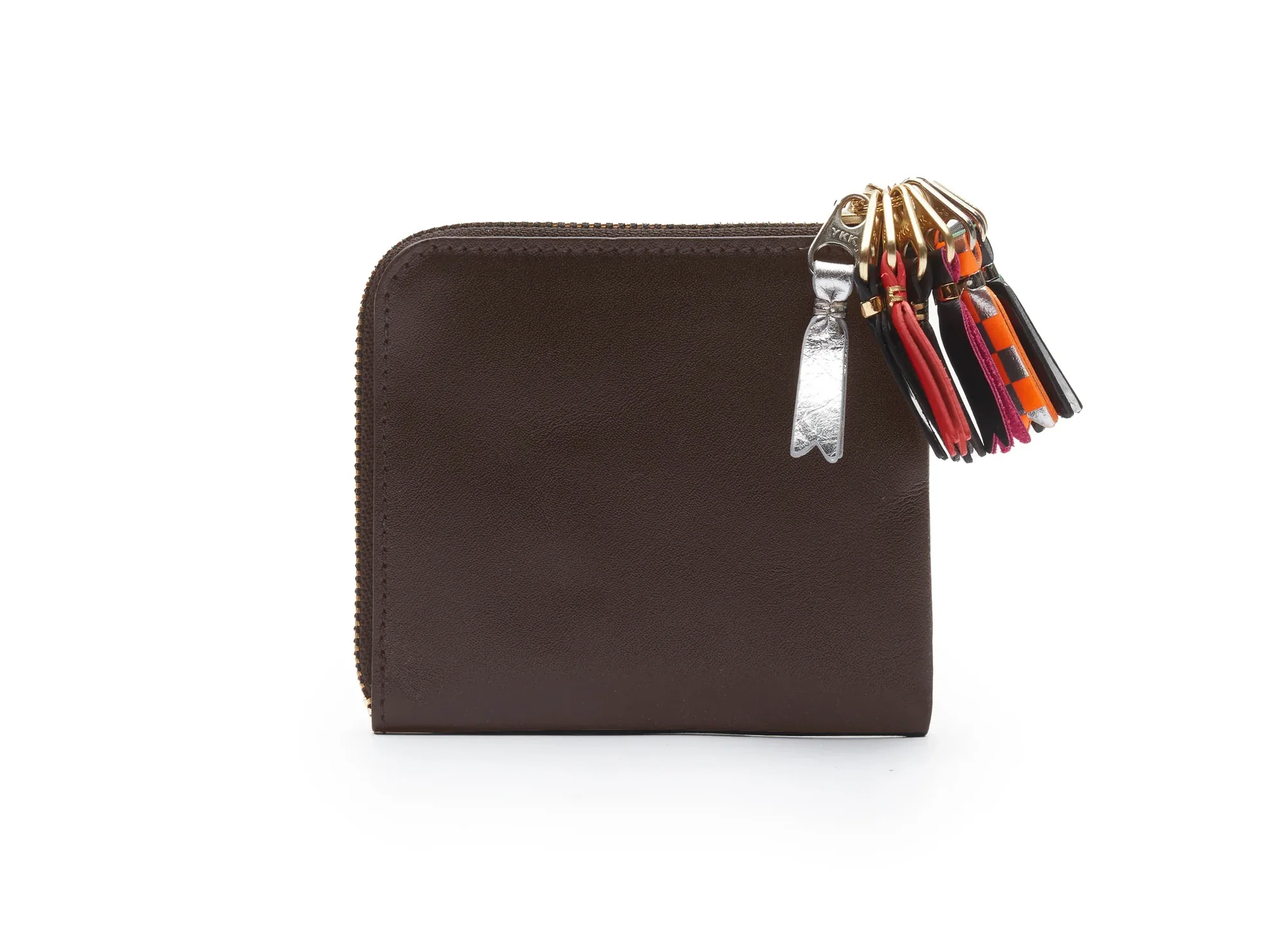 Comme des Garçon SA3100 Zipper Pull Wallet in Brown - Image 2