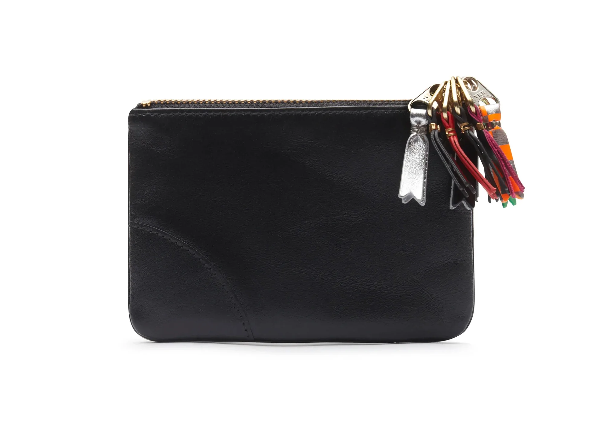 Comme des Garçon SA8100 Zipper Pull Wallet in Black - Image 2