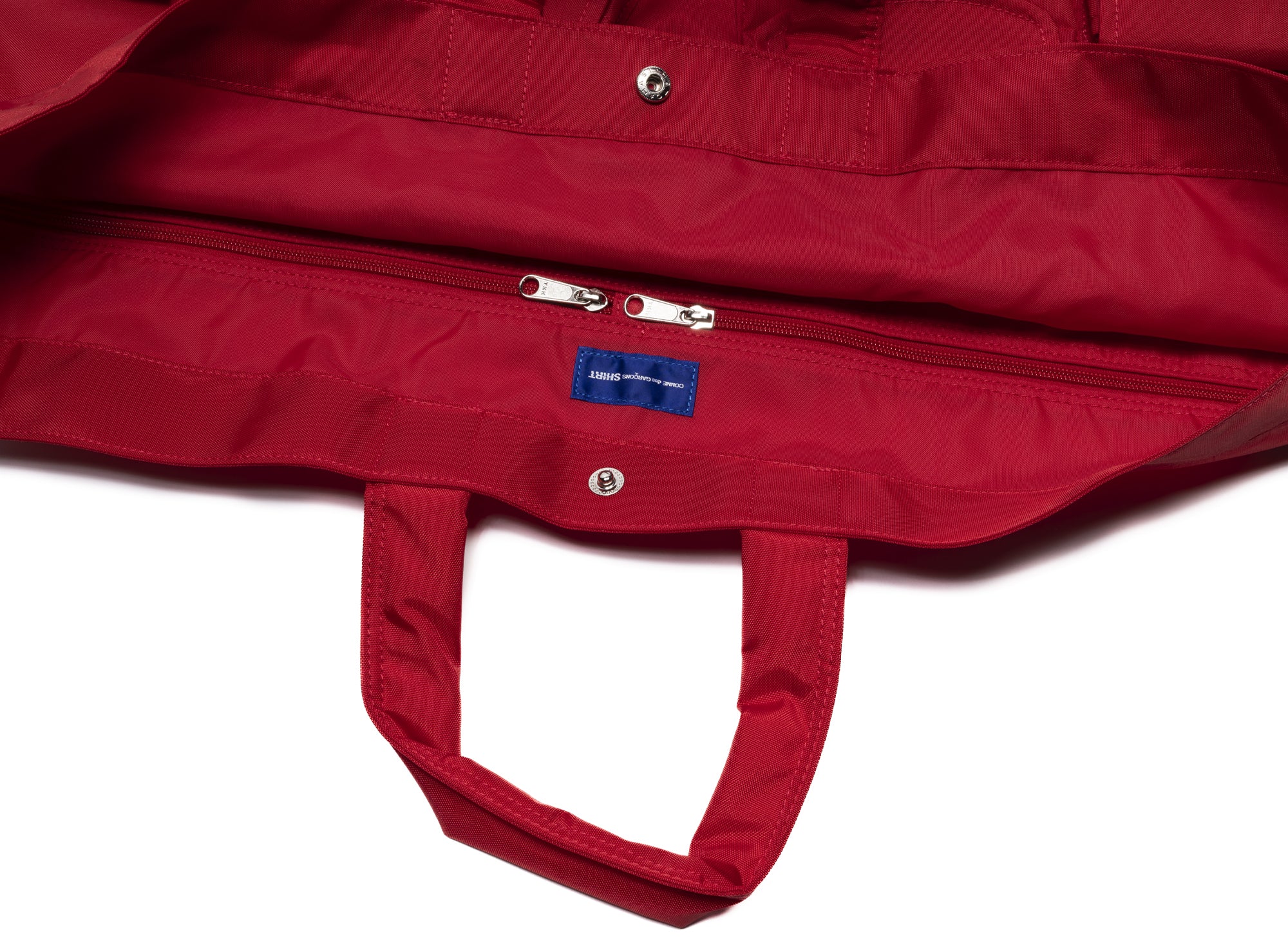 Comme des Garçon SHIRT Nylon Duffle Bag in Red - Image 3