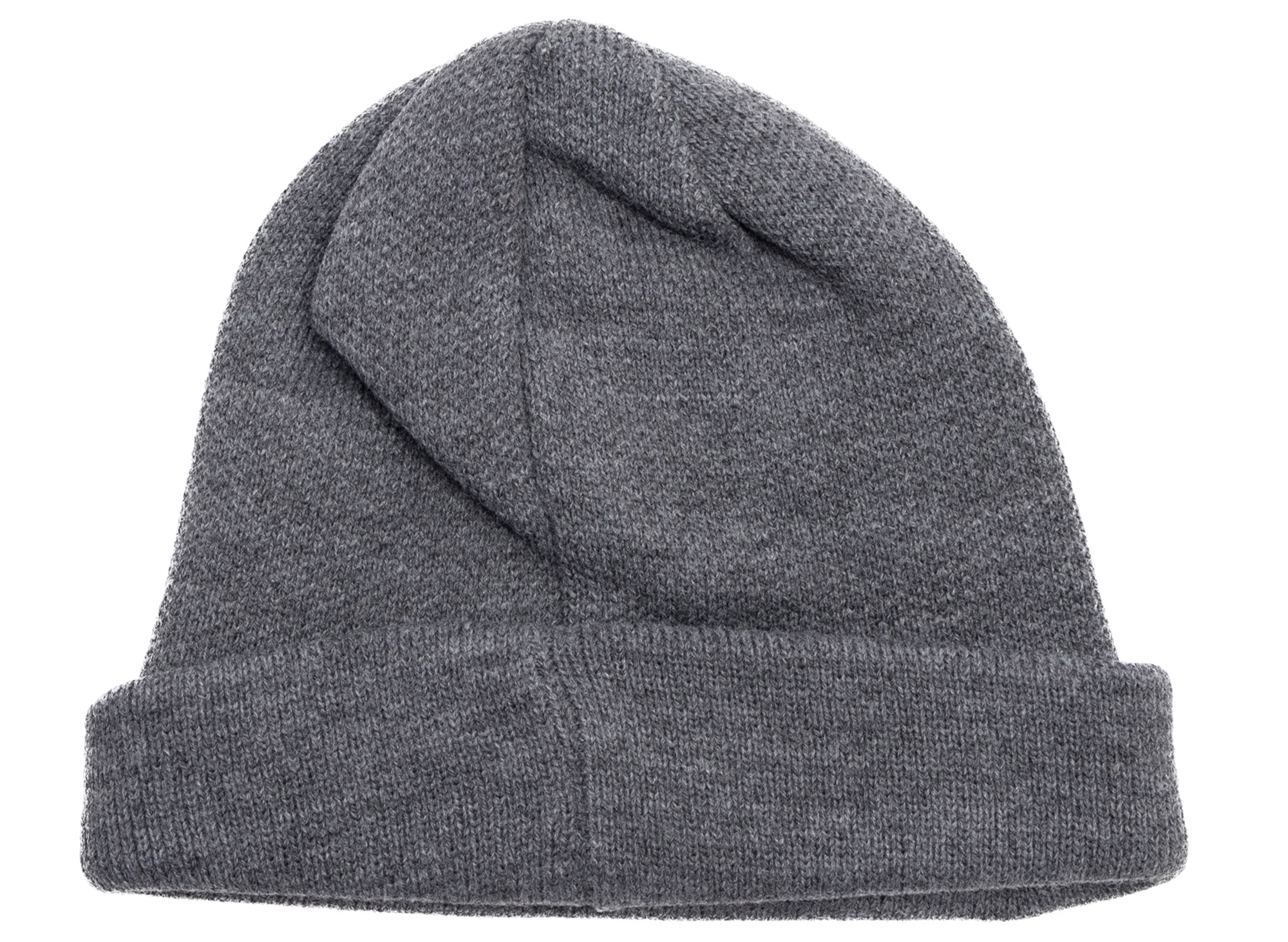 Comme des Garçon SHIRT Strong Will Jacquard Beanie in Grey - Image 2