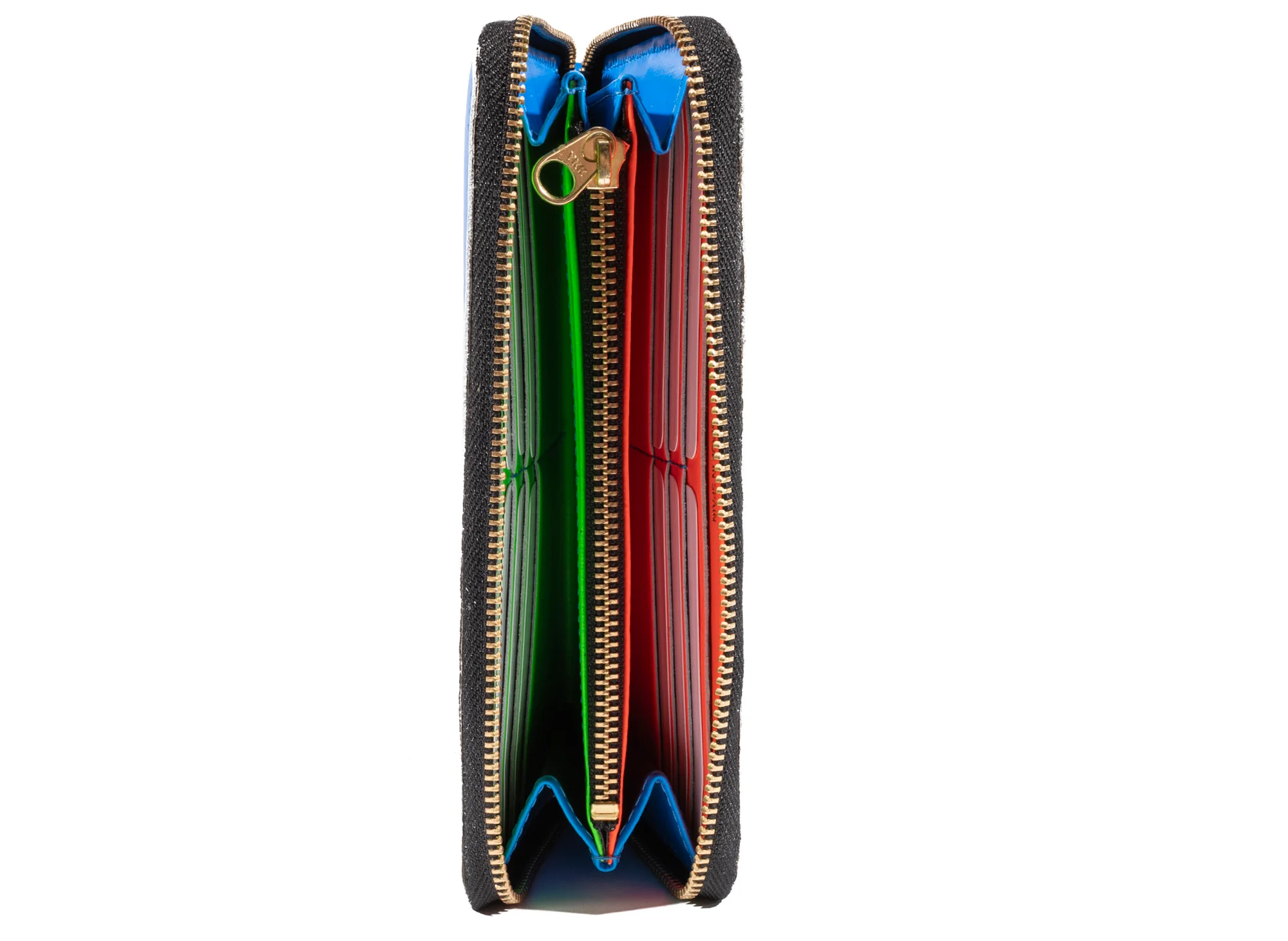 Comme des Garçon Super Fluo Wallet in Blue - Image 2