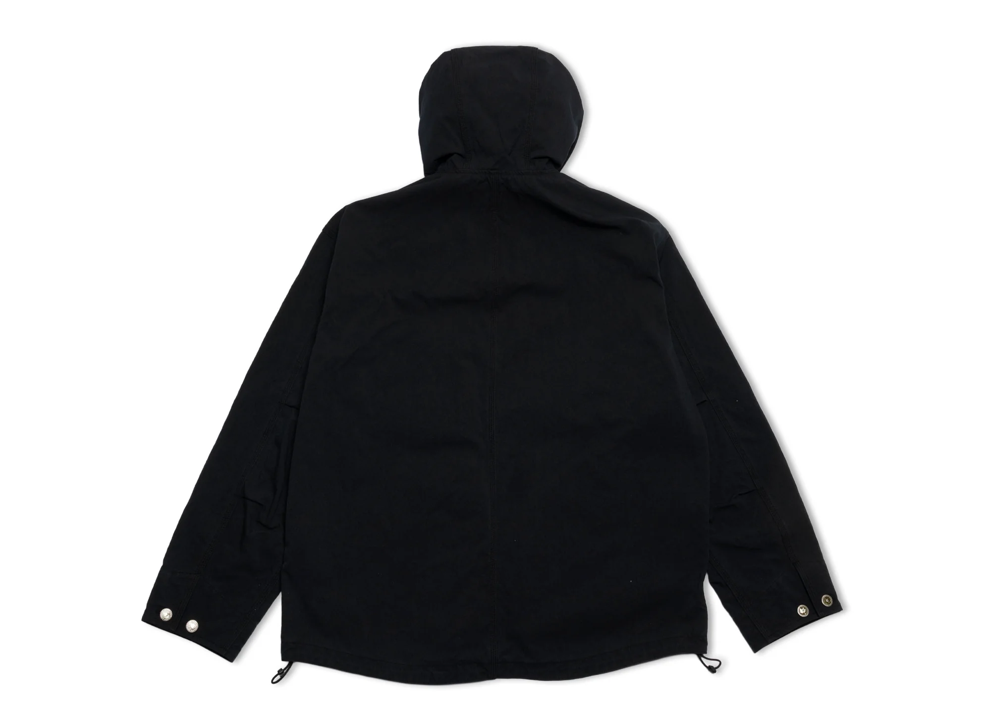 Comme des Garçons HOMME Hooded Workwear Jacket in Black - Image 2