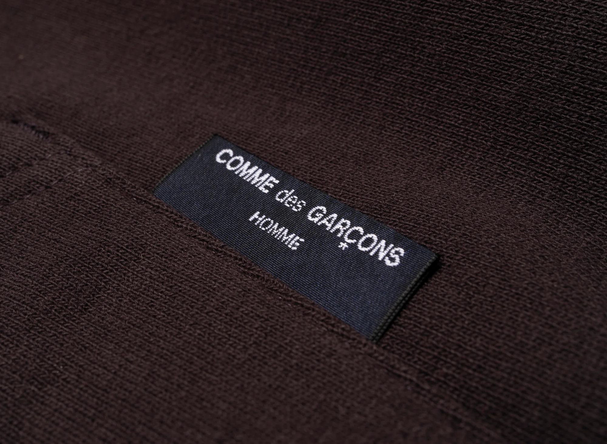 Comme des Garçons Homme Logo Hoodie in Black - Image 2