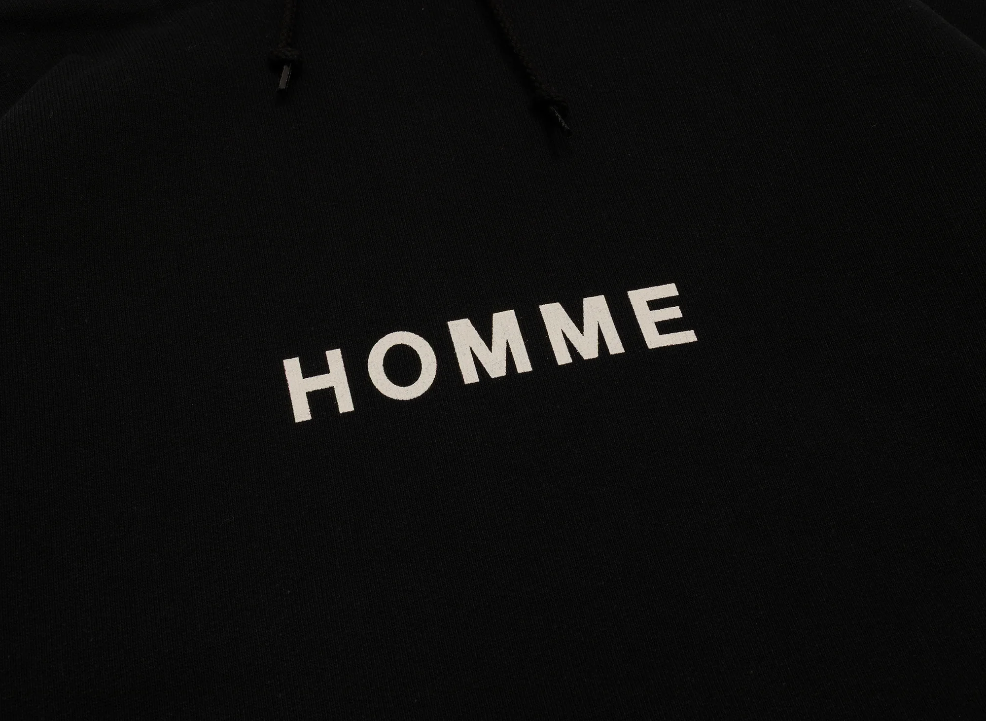 Comme des Garçons HOMME Hoodie in Black - Image 2