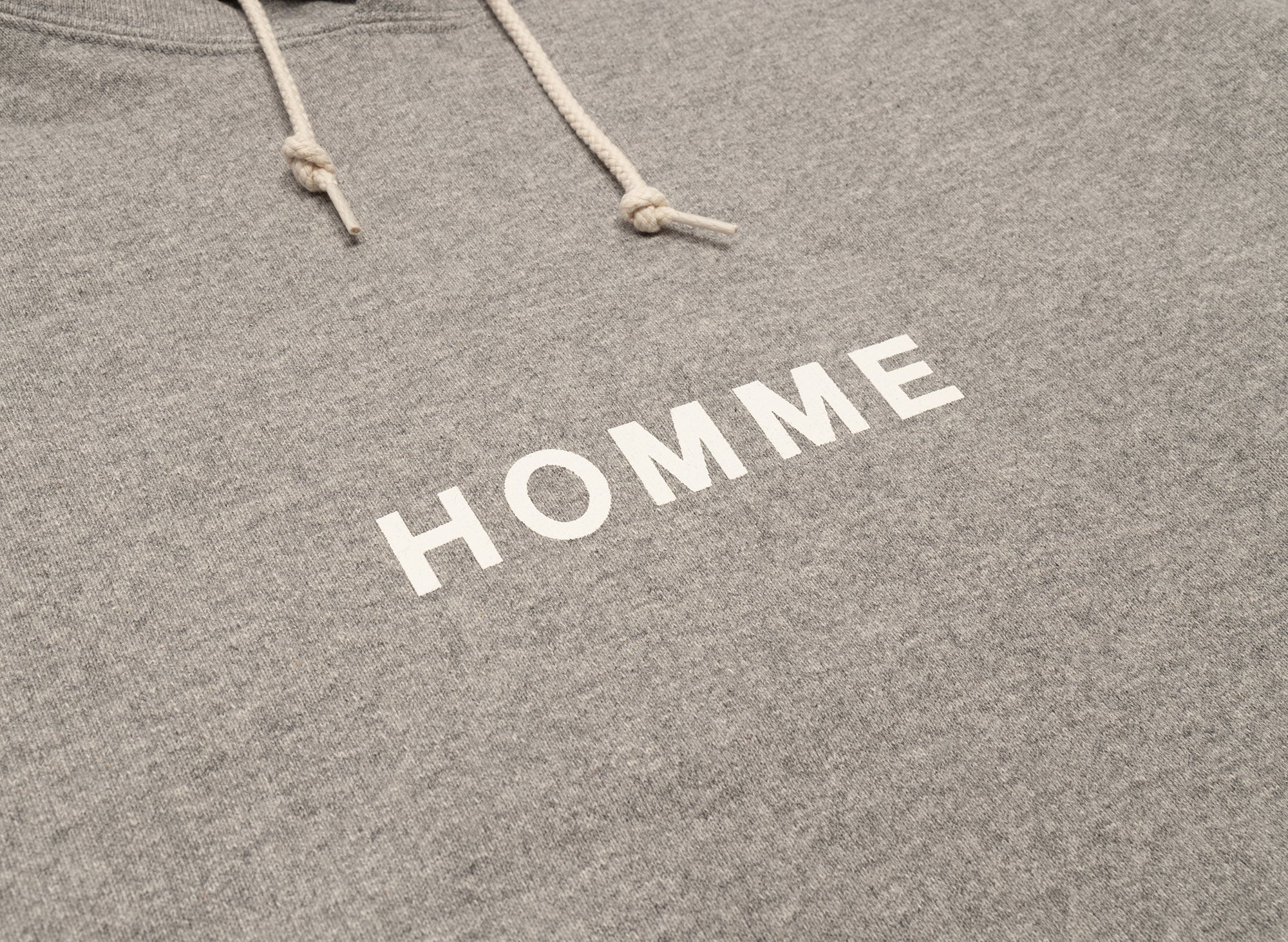 Comme des Garçons HOMME Hoodie in Top Grey - Image 2