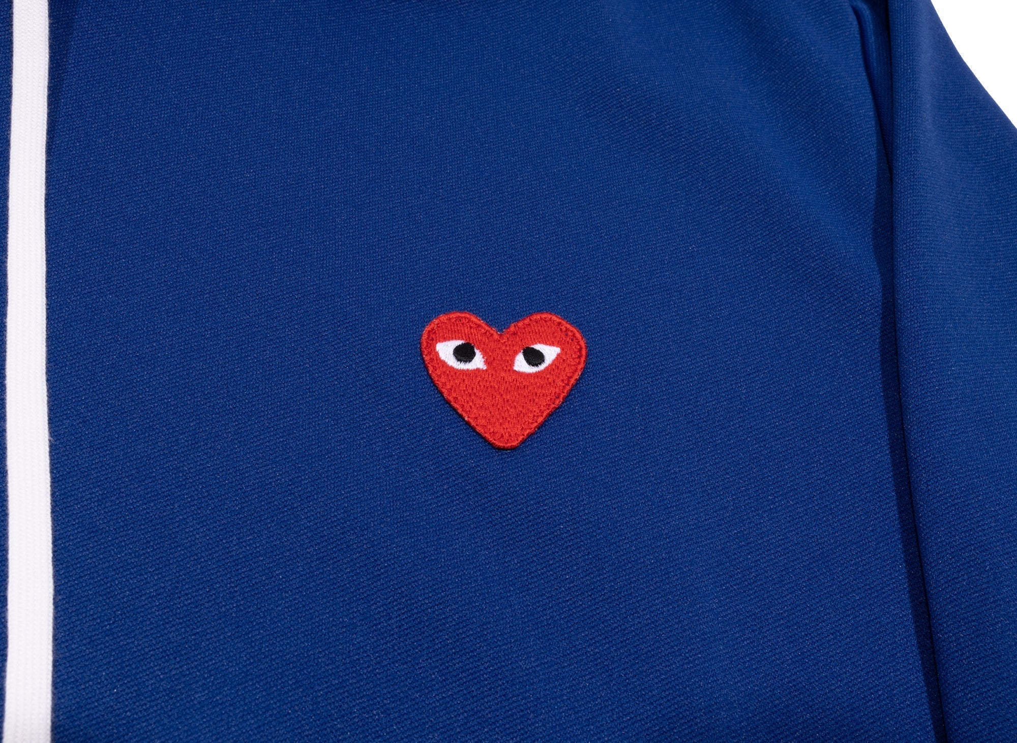 Comme des Garçons PLAY Heart Hoodie 'Blue' - Image 2