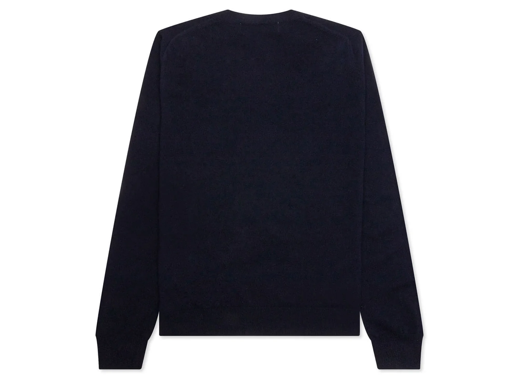 Comme des Garçons PLAY Invader Cardigan in Navy - Image 2