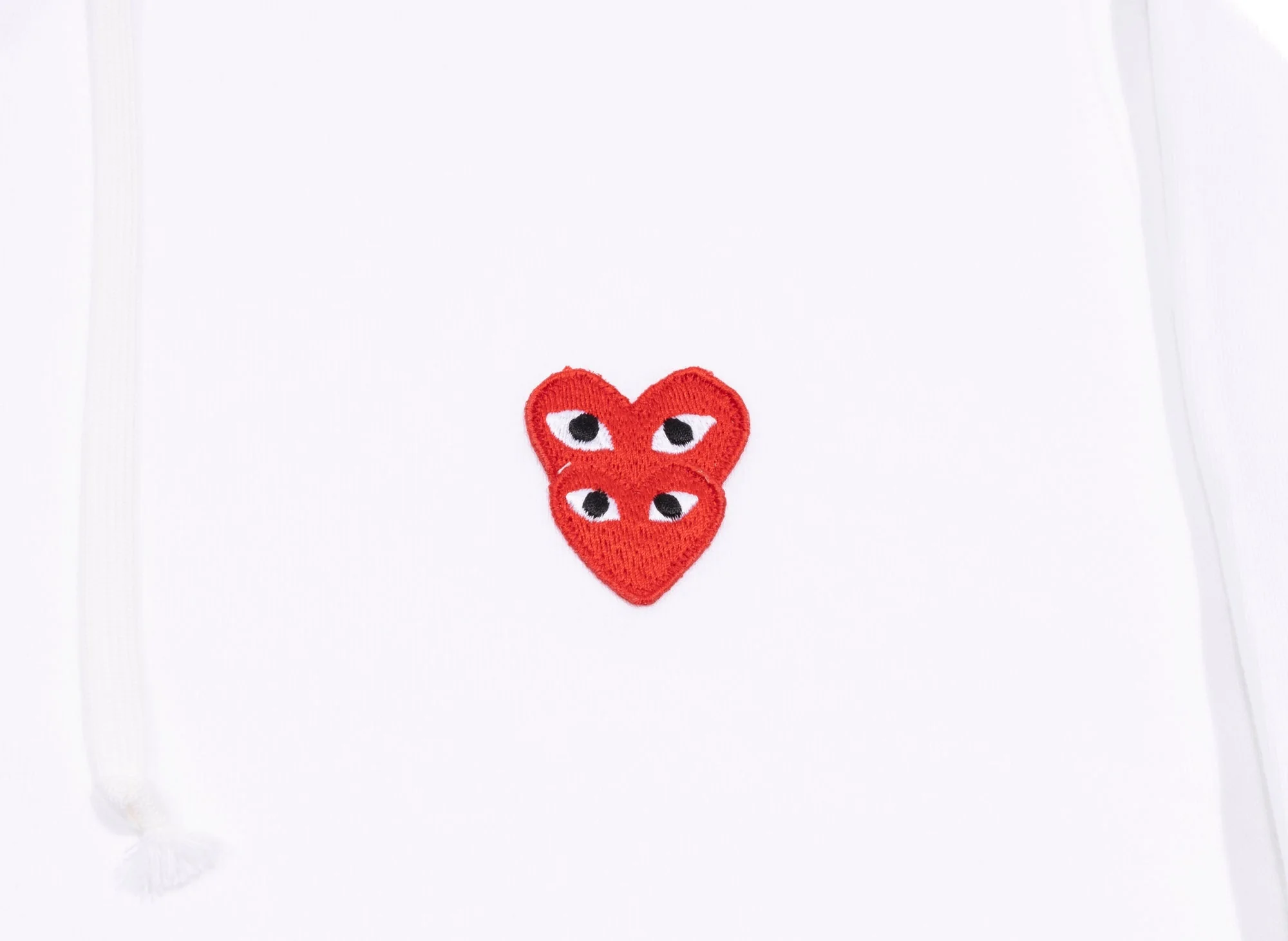 Comme des Garçons Play Zip-Up Double Heart Hoodie - Image 2
