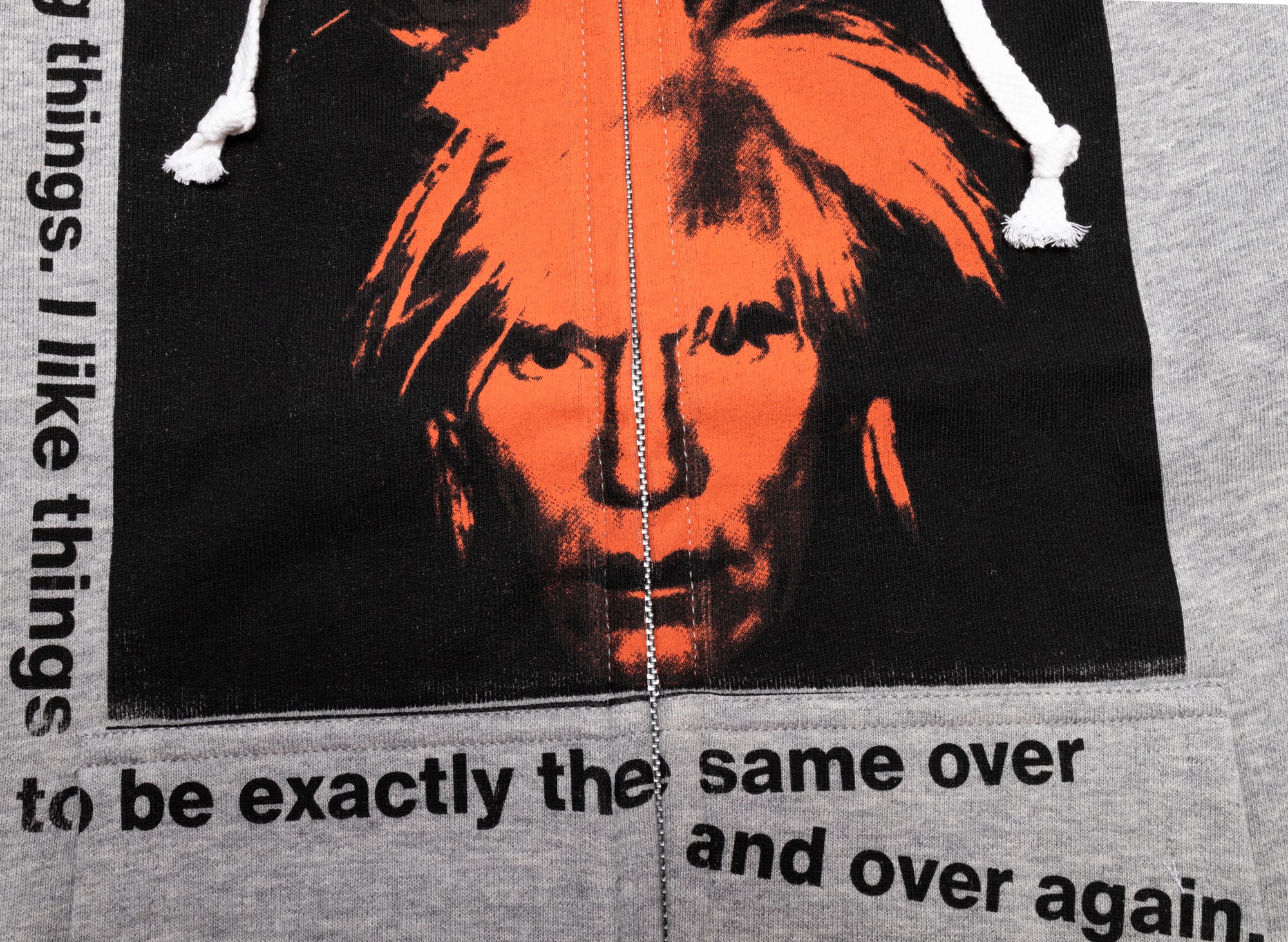 Comme des Garçons SHIRT Andy Warhol Portrait Hoodie - Image 2