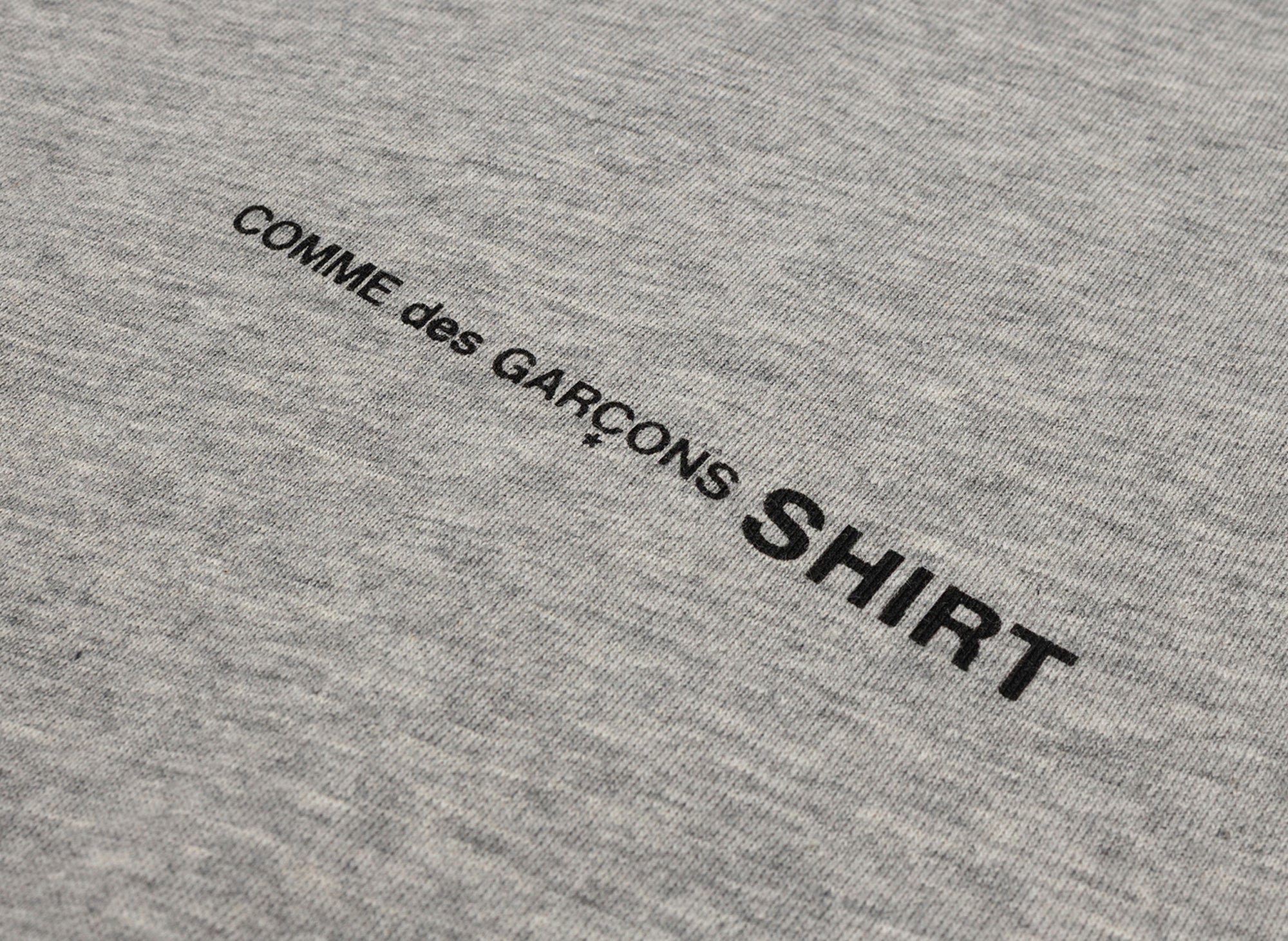 Comme des Garçons SHIRT Core Logo Tee in Grey - Image 2