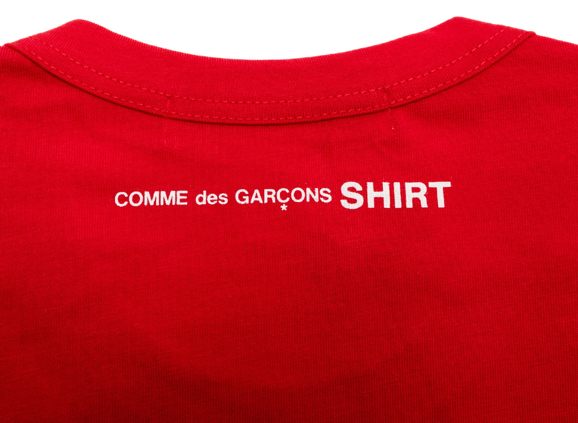 Comme des Garçons SHIRT L/S Knit T-Shirt in Red - Image 2