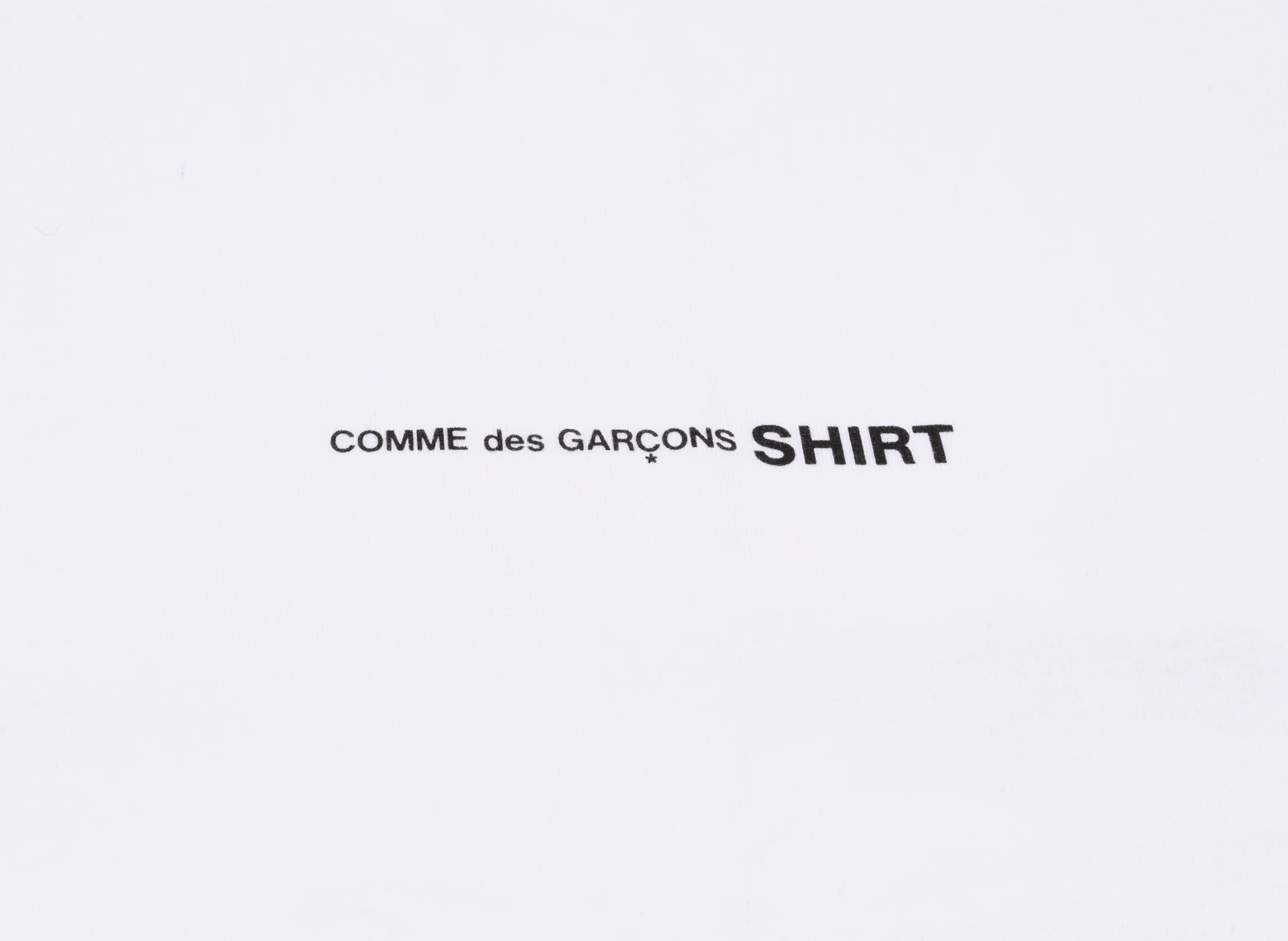 Comme des Garçons SHIRT Oversized Logo Tee - Image 2