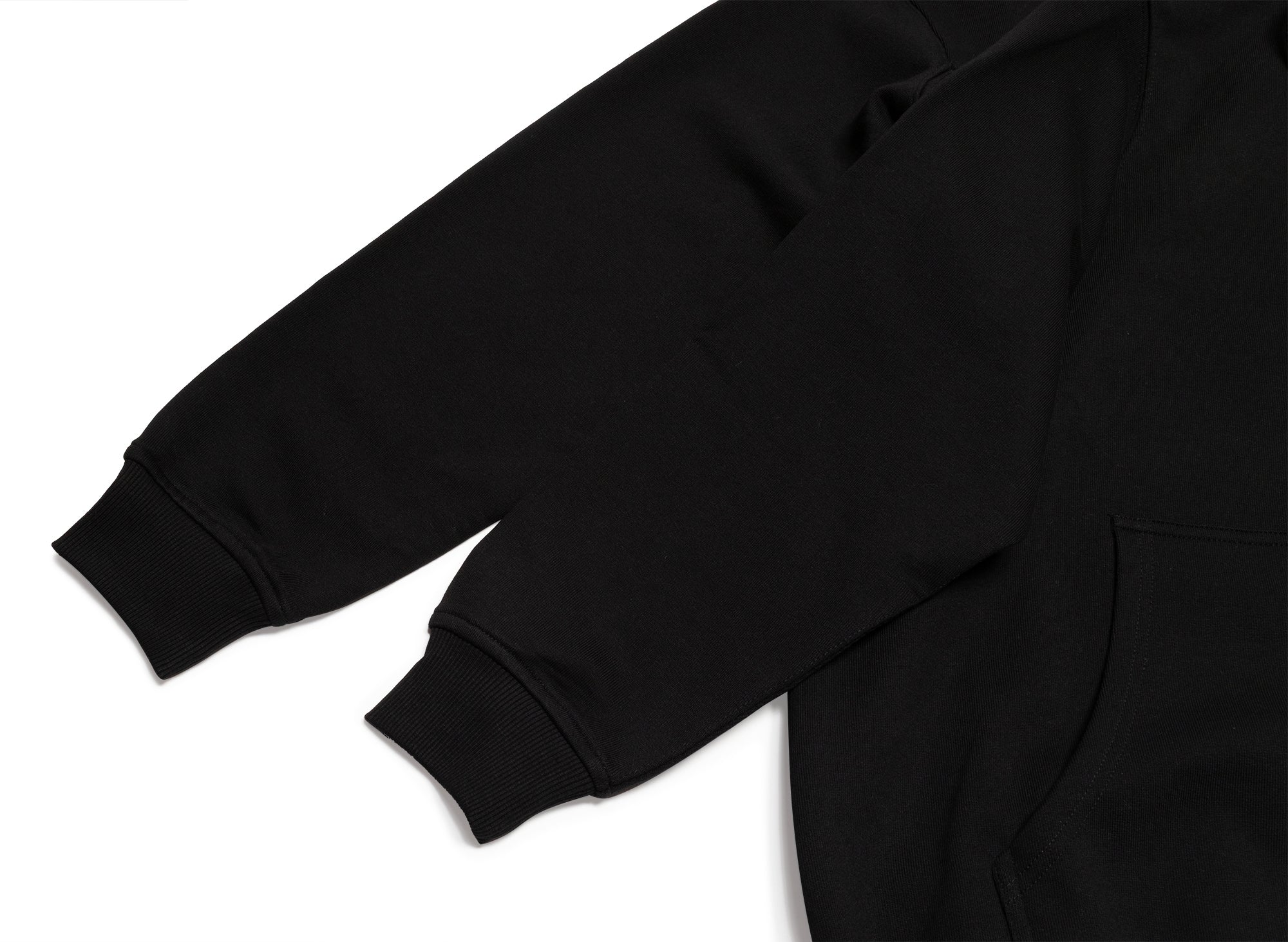 Comme des Garçons SHIRT Sweat Shirt Knit in Black / Black - Image 2