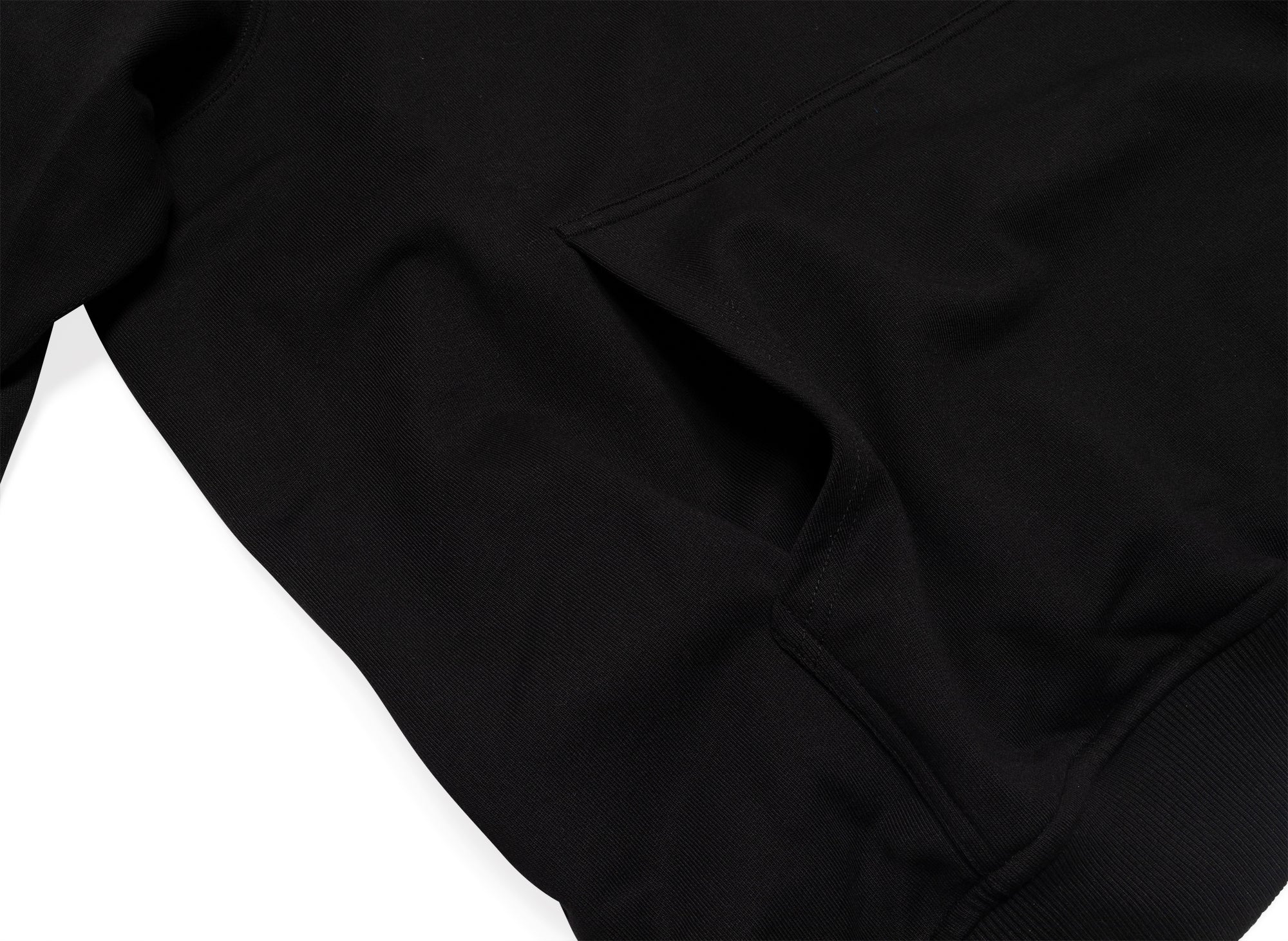 Comme des Garçons SHIRT Sweat Shirt Knit in Black / Black - Image 3