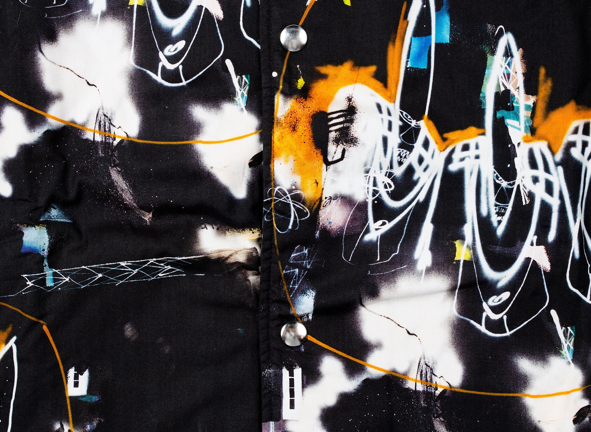 Comme des Garçons SHIRT x Futura Coach Jacket in Black - Image 3