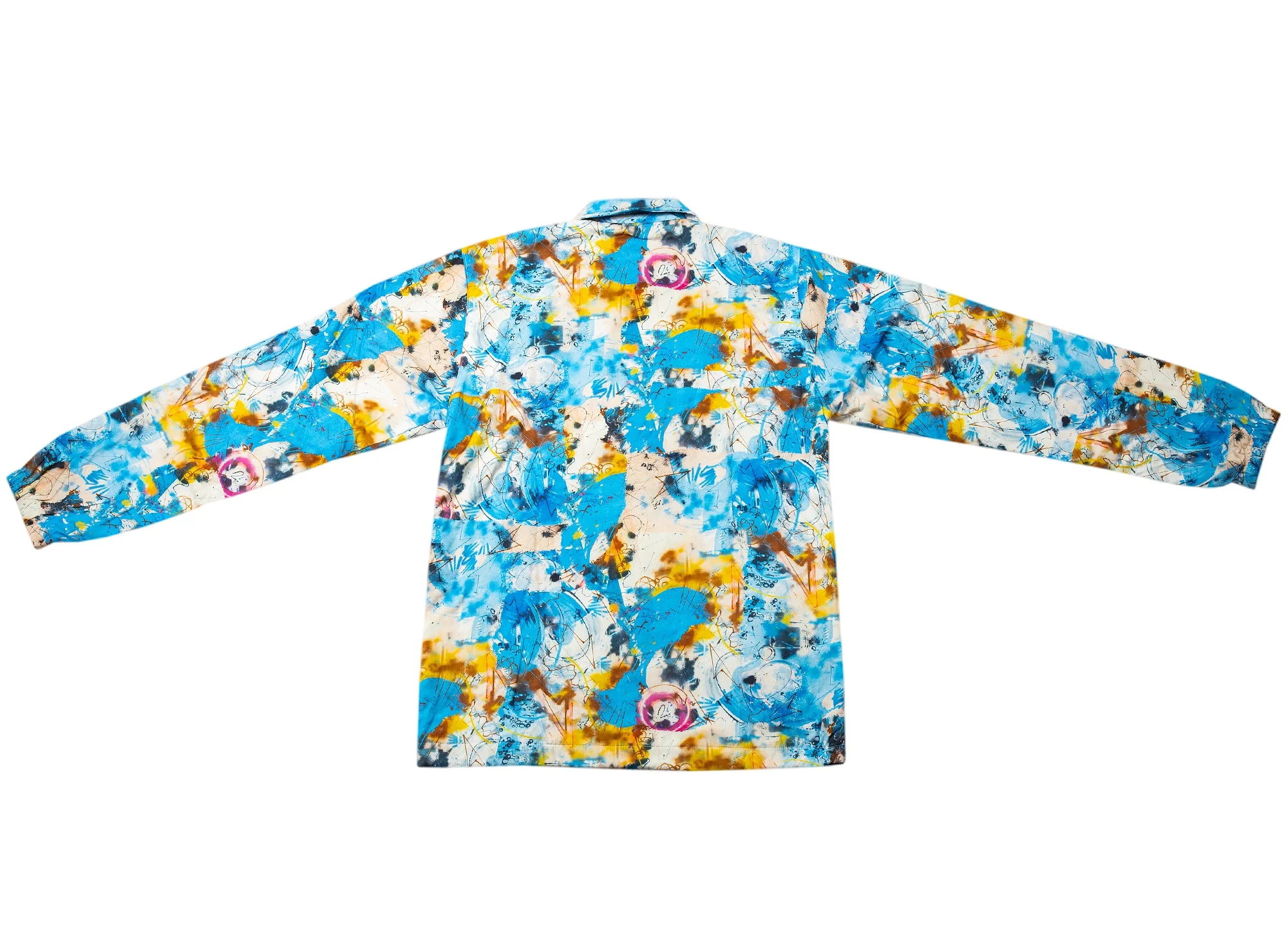 Comme des Garçons SHIRT x Futura Coach Jacket in Blue - Image 4