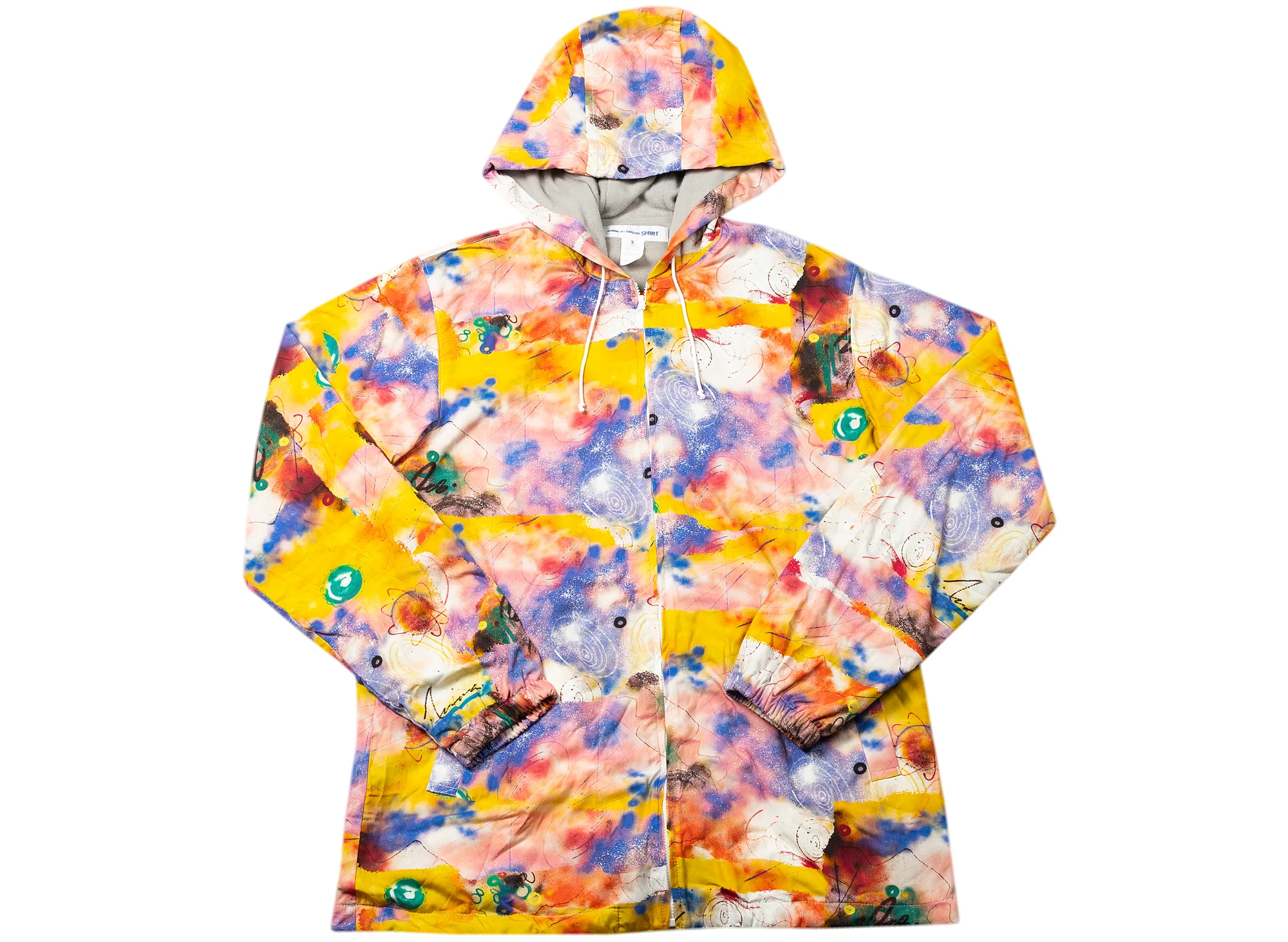 Comme des Garçons SHIRT x Futura Windbreaker in Yellow - Image 2