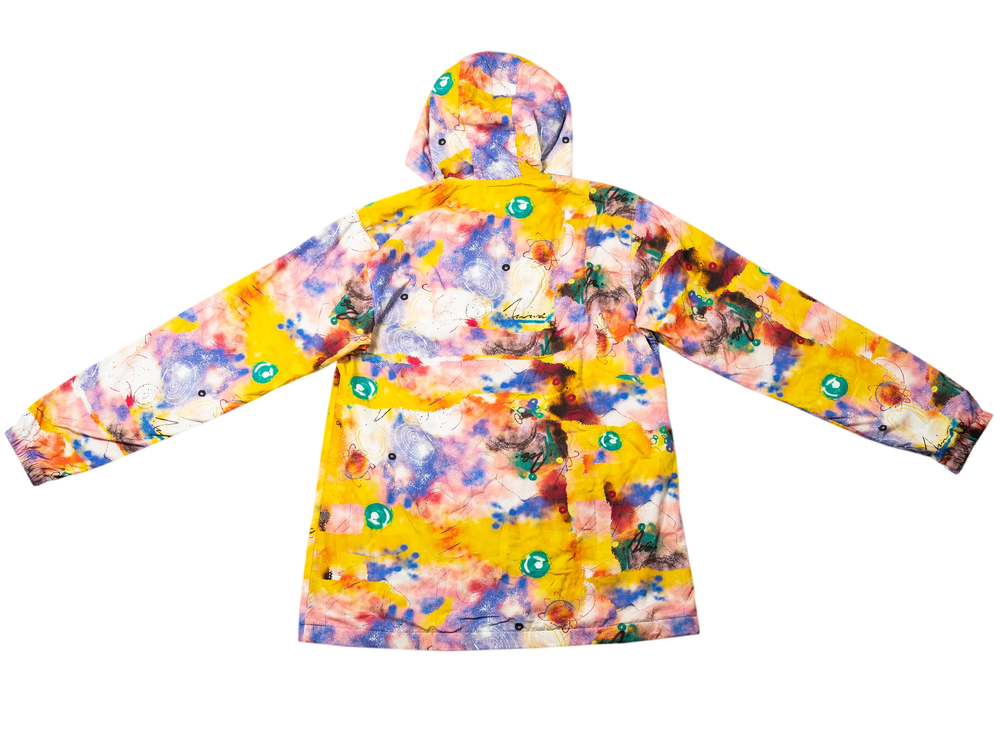 Comme des Garçons SHIRT x Futura Windbreaker in Yellow - Image 4