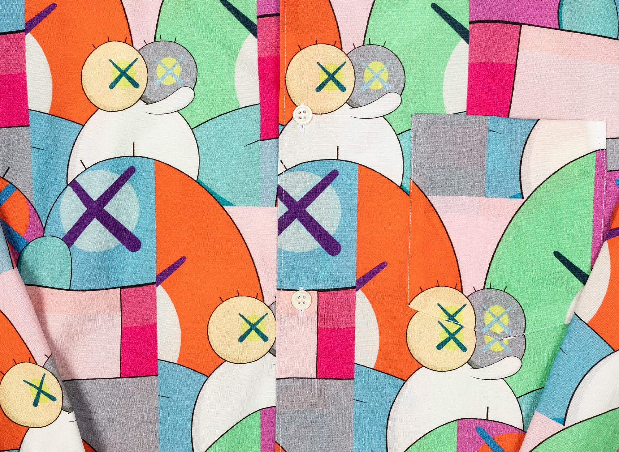 Comme des Garçons SHIRT x KAWS Woven Button-Up Shirt - Image 2
