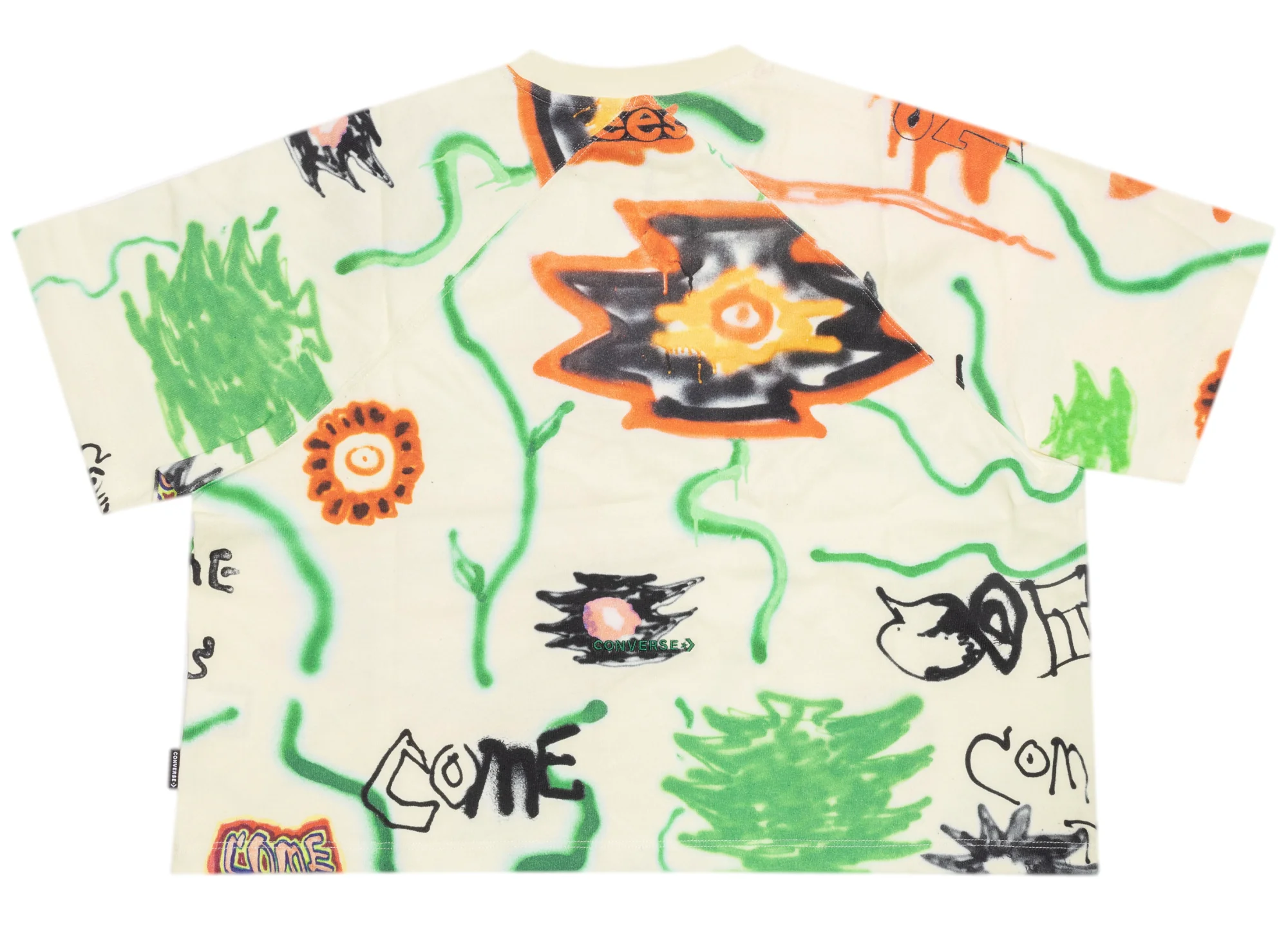 Converse x Come Tees Floral Triangle Tee - Image 2