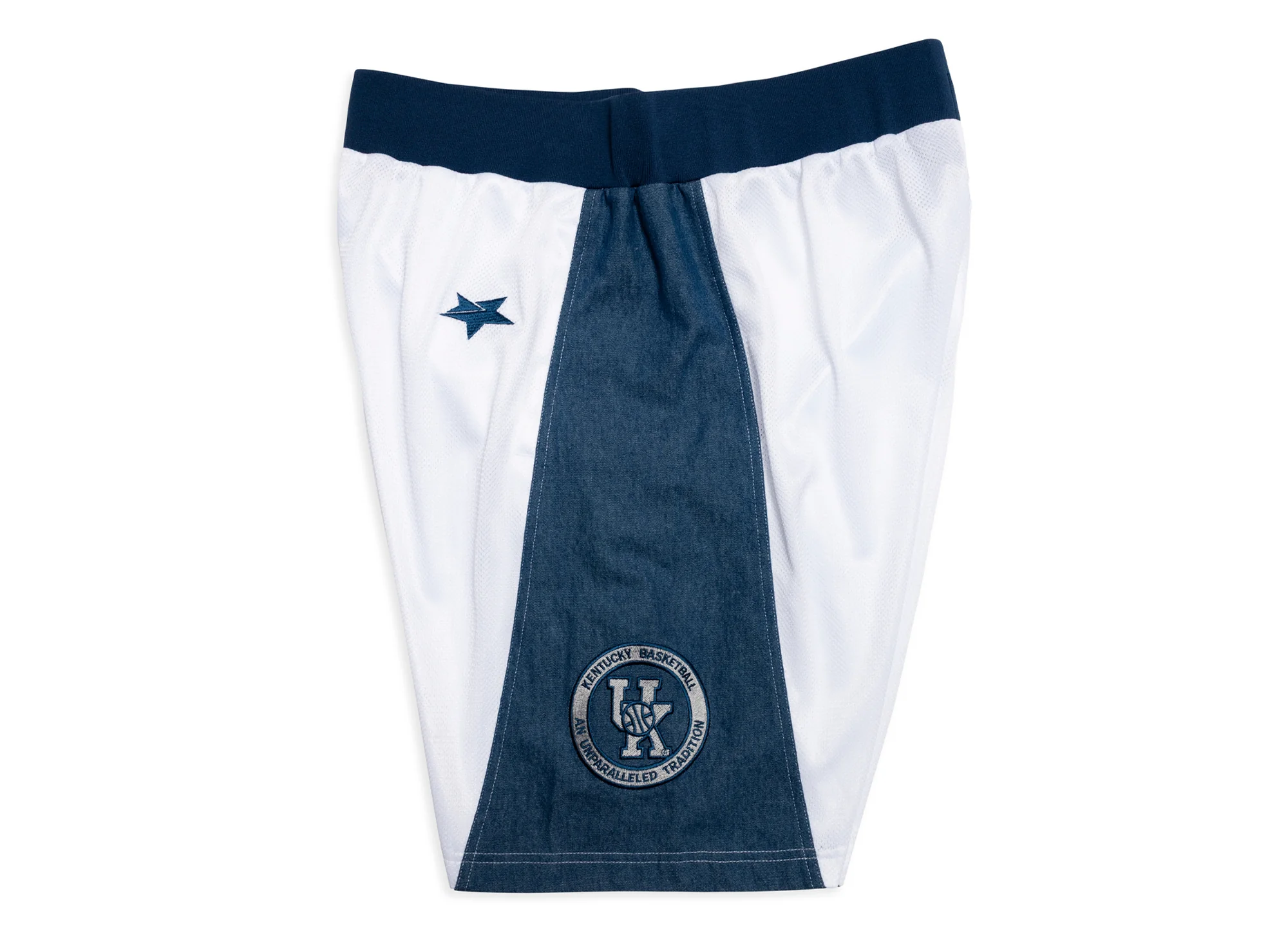 Converse University of Kentucky Basketball Denim Shorts in White - Image 3