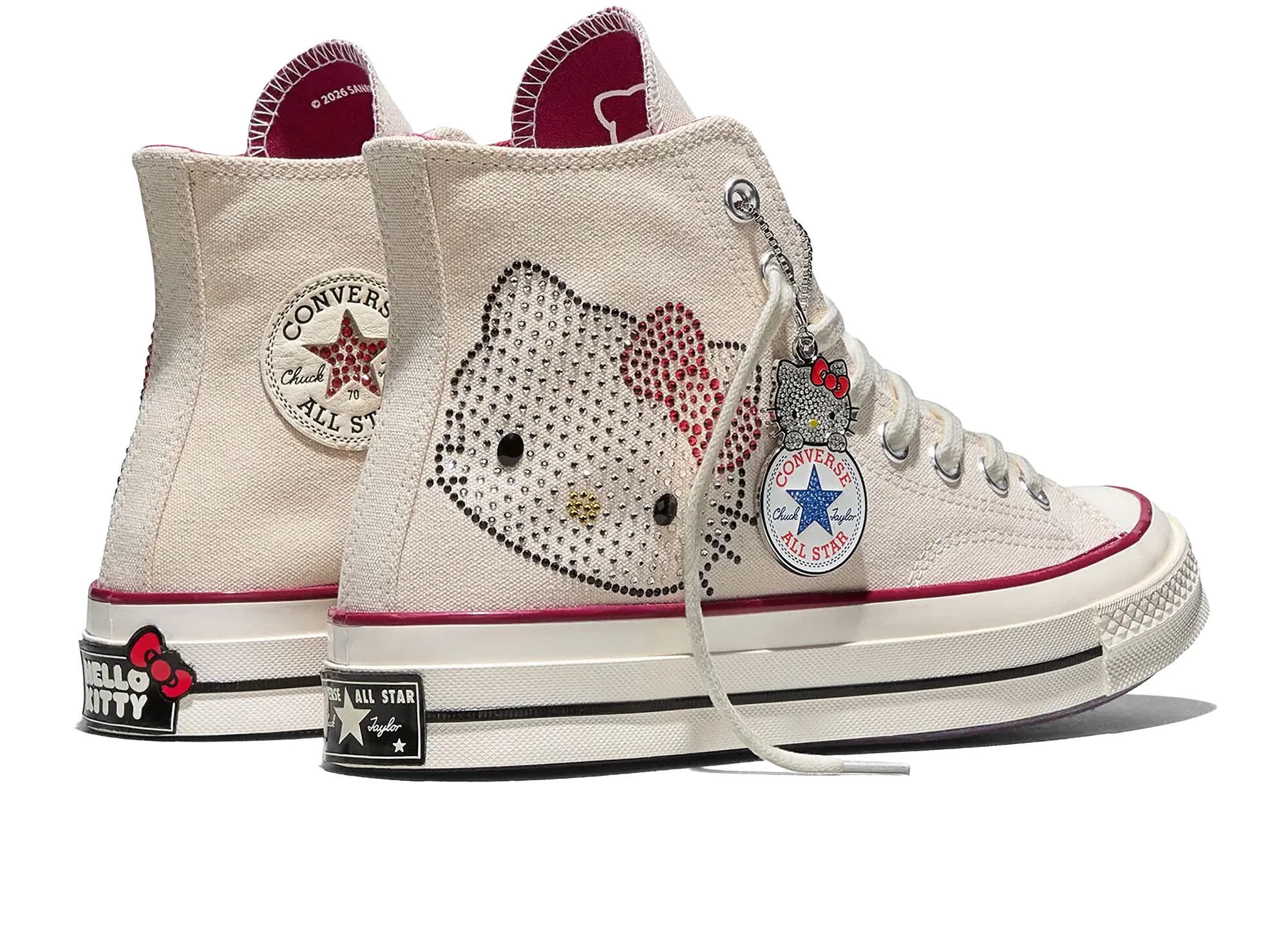 Converse x Hello Kitty Chuck Taylor 70 Hi Swarovski - Image 2