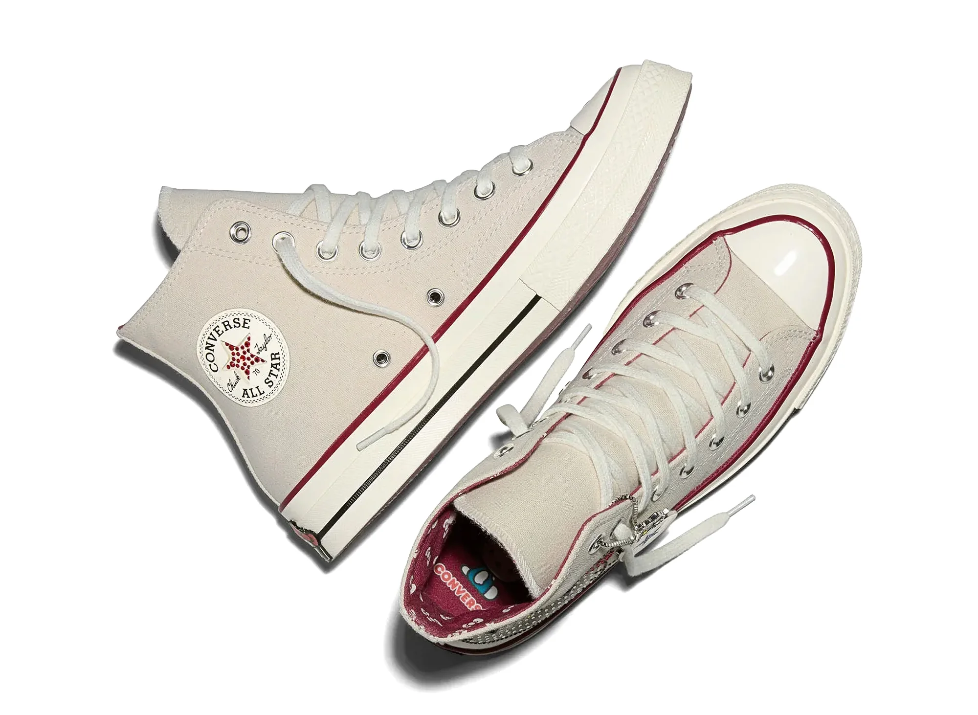 Converse x Hello Kitty Chuck Taylor 70 Hi Swarovski - Image 4
