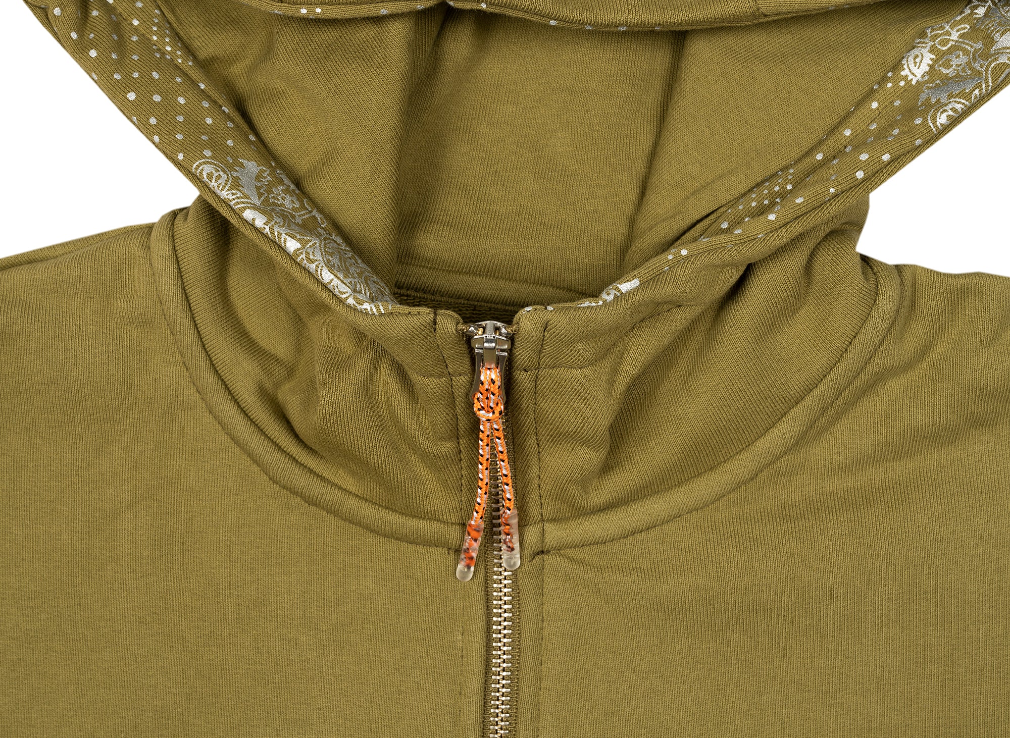 Converse x Paria Farzaneh Full Zip Hoodie in Olive - Image 2