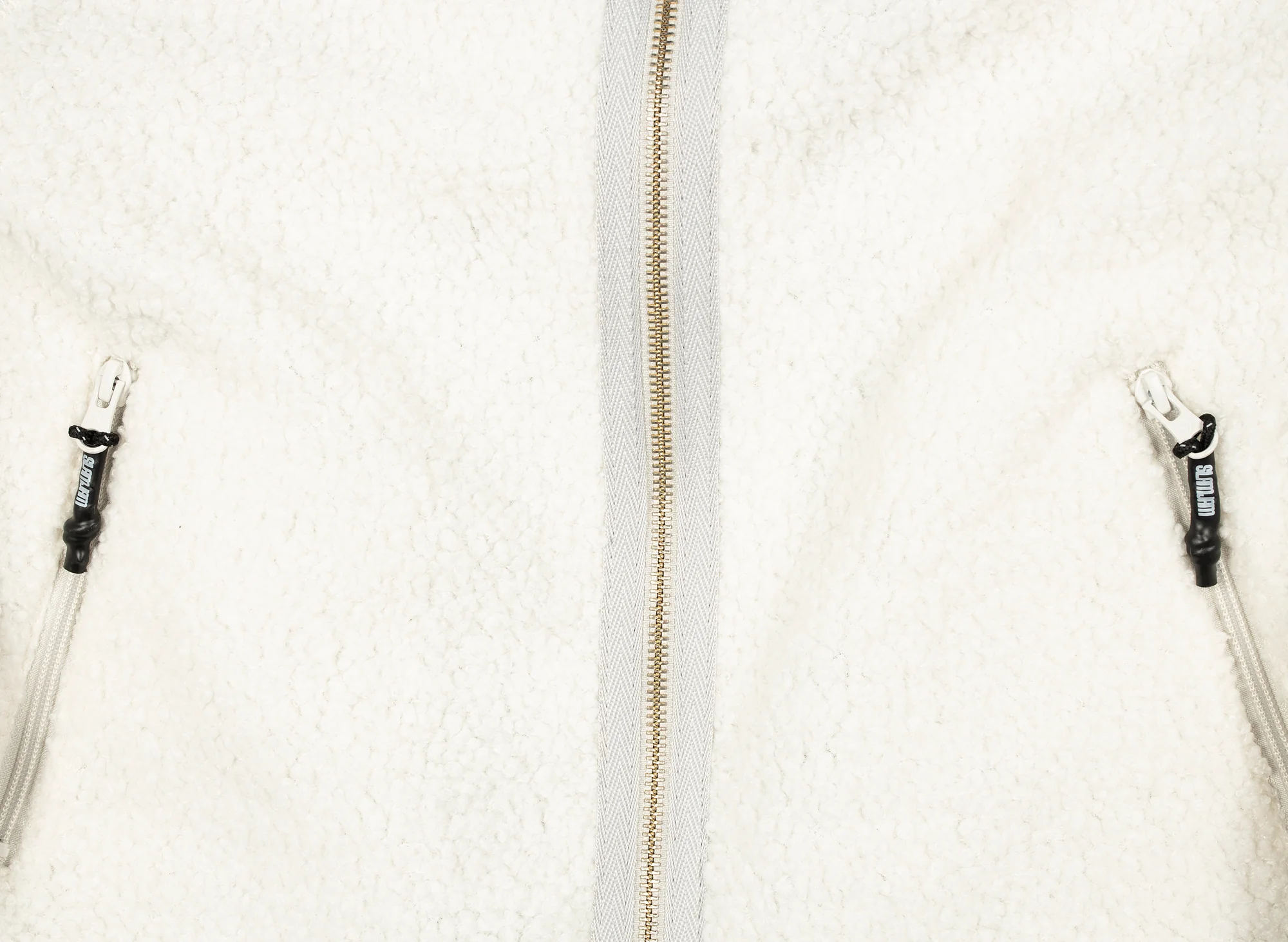 Converse x Slam Jam Sherpa Jacket in Bone Grey - Image 4