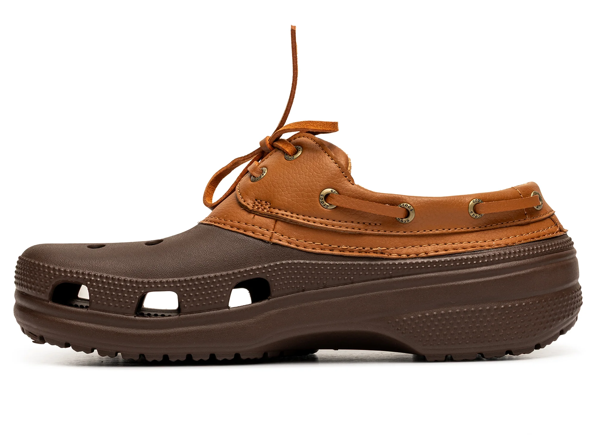 Crocs Classic Boat Shoe Coffee Cognac - Image 3