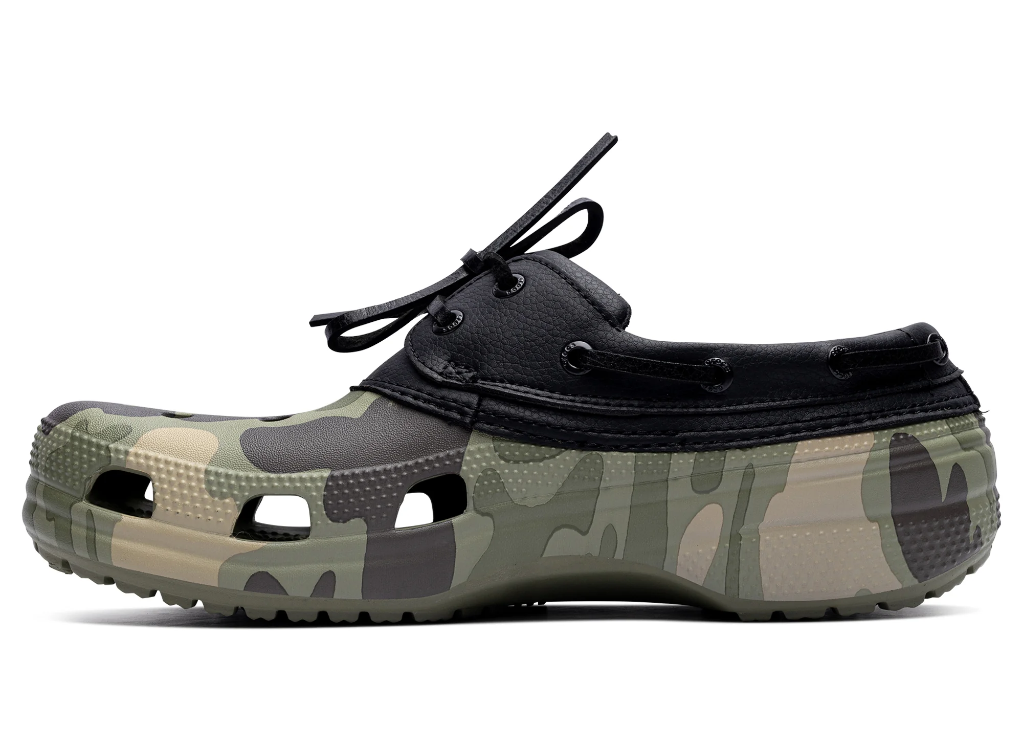 Crocs Classic Duck Camo Boat Shoe in Cargo Duck Camo - Image 3