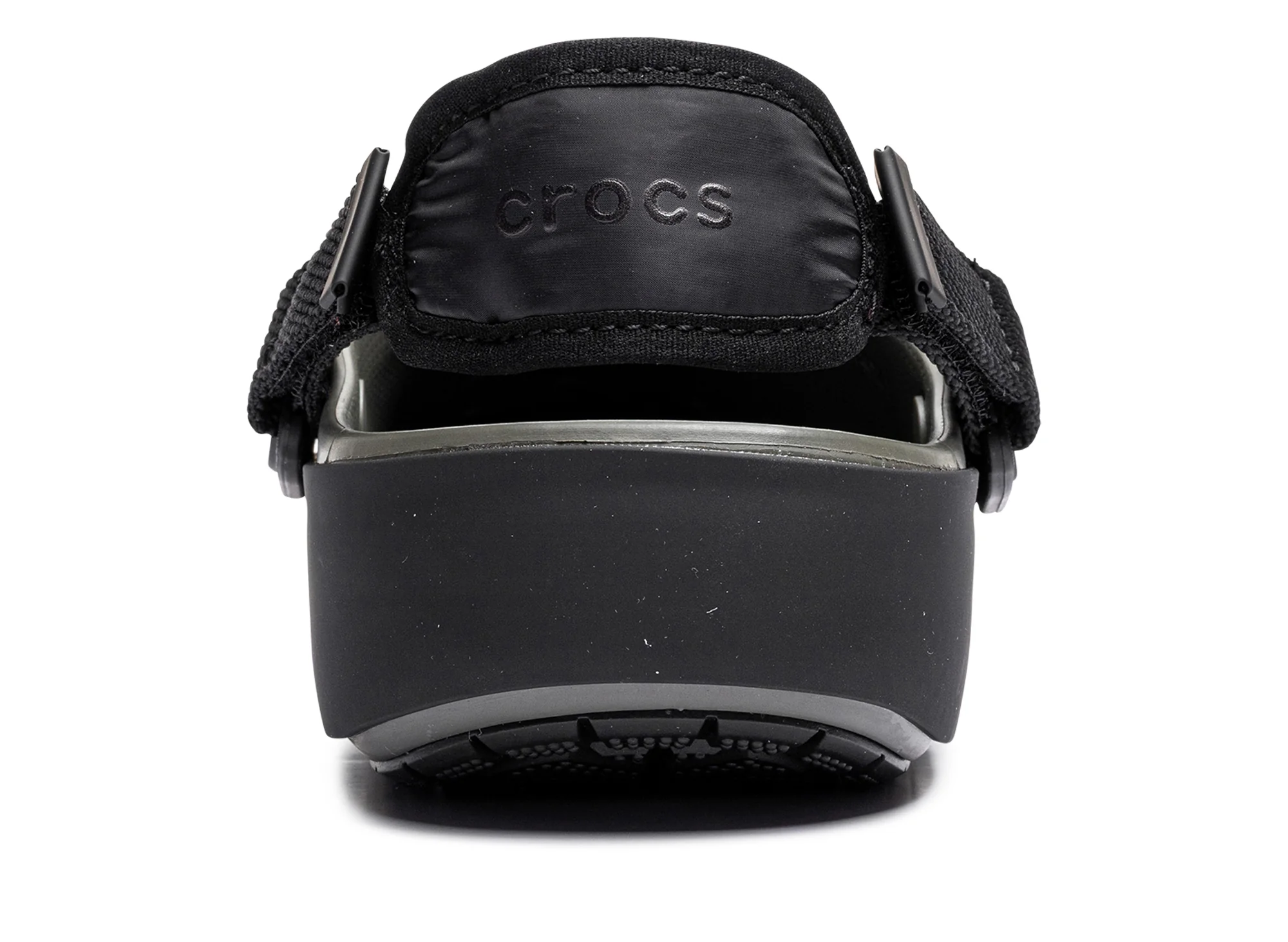 Crocs Classic Elevated Quilted Clog in Grey / Black - Image 2