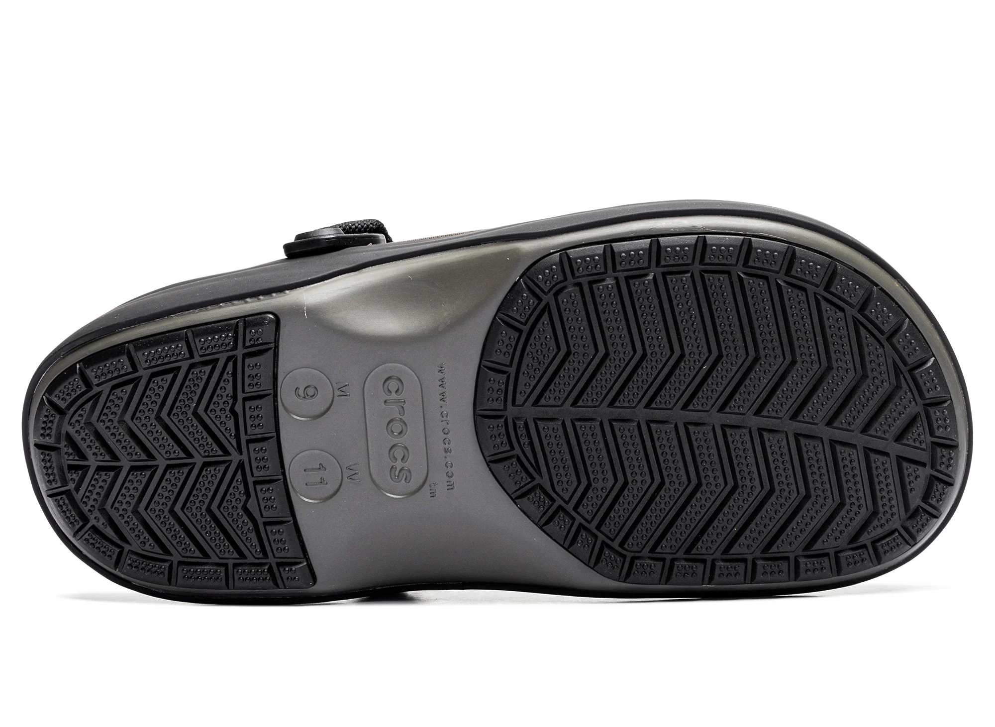 Crocs Classic Elevated Quilted Clog in Grey / Black - Image 5