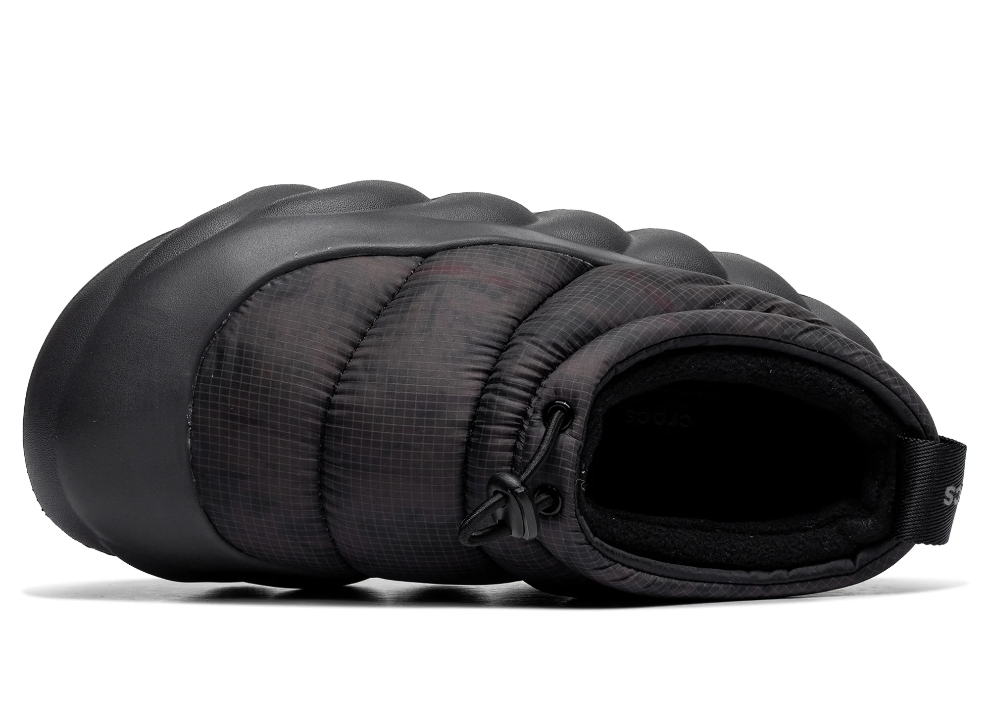 Crocs Overpuff Translucent Shorty in Black - Image 4