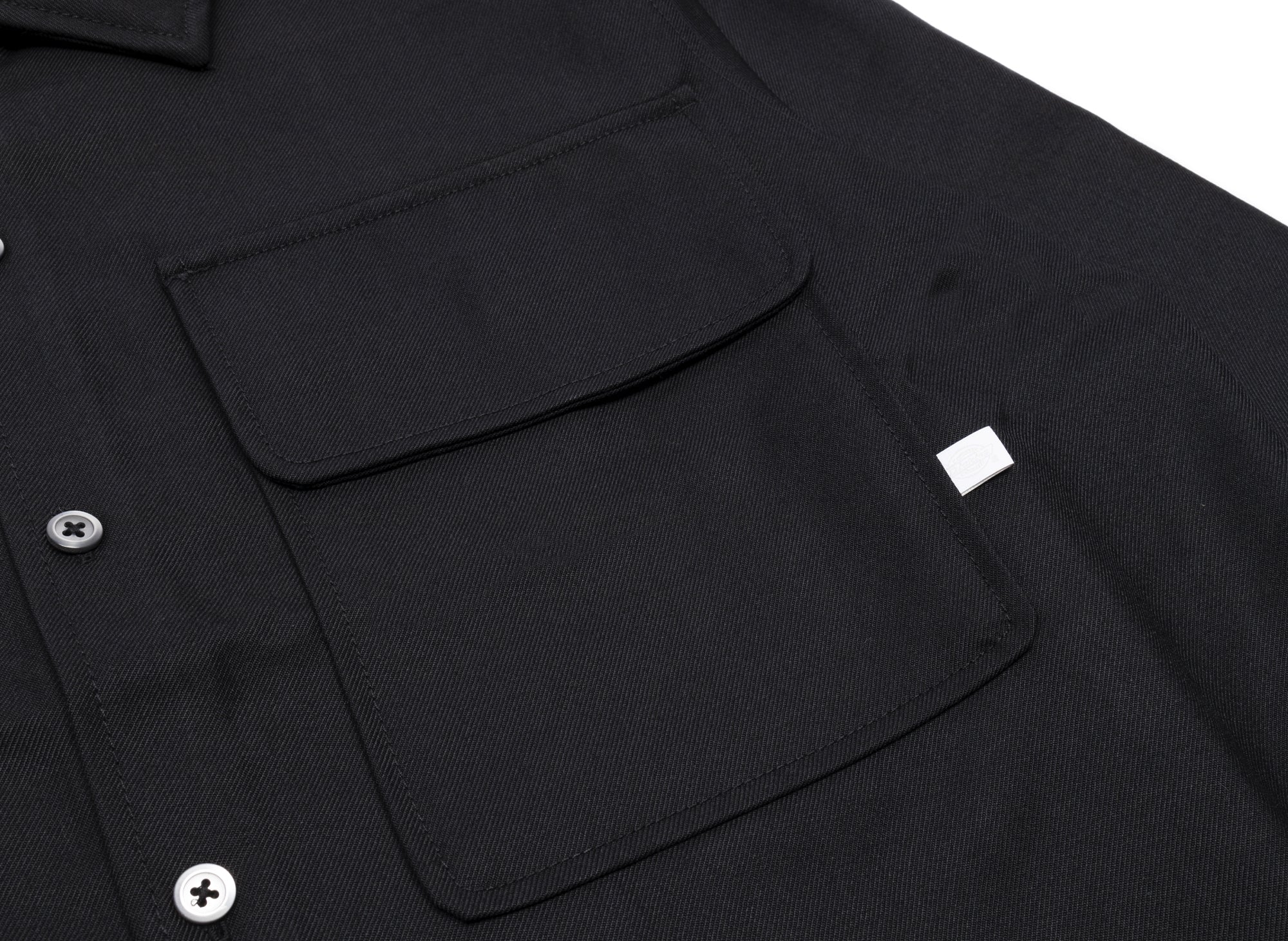 Dickies Boxy Long Sleeve Shirt in Black - Image 2