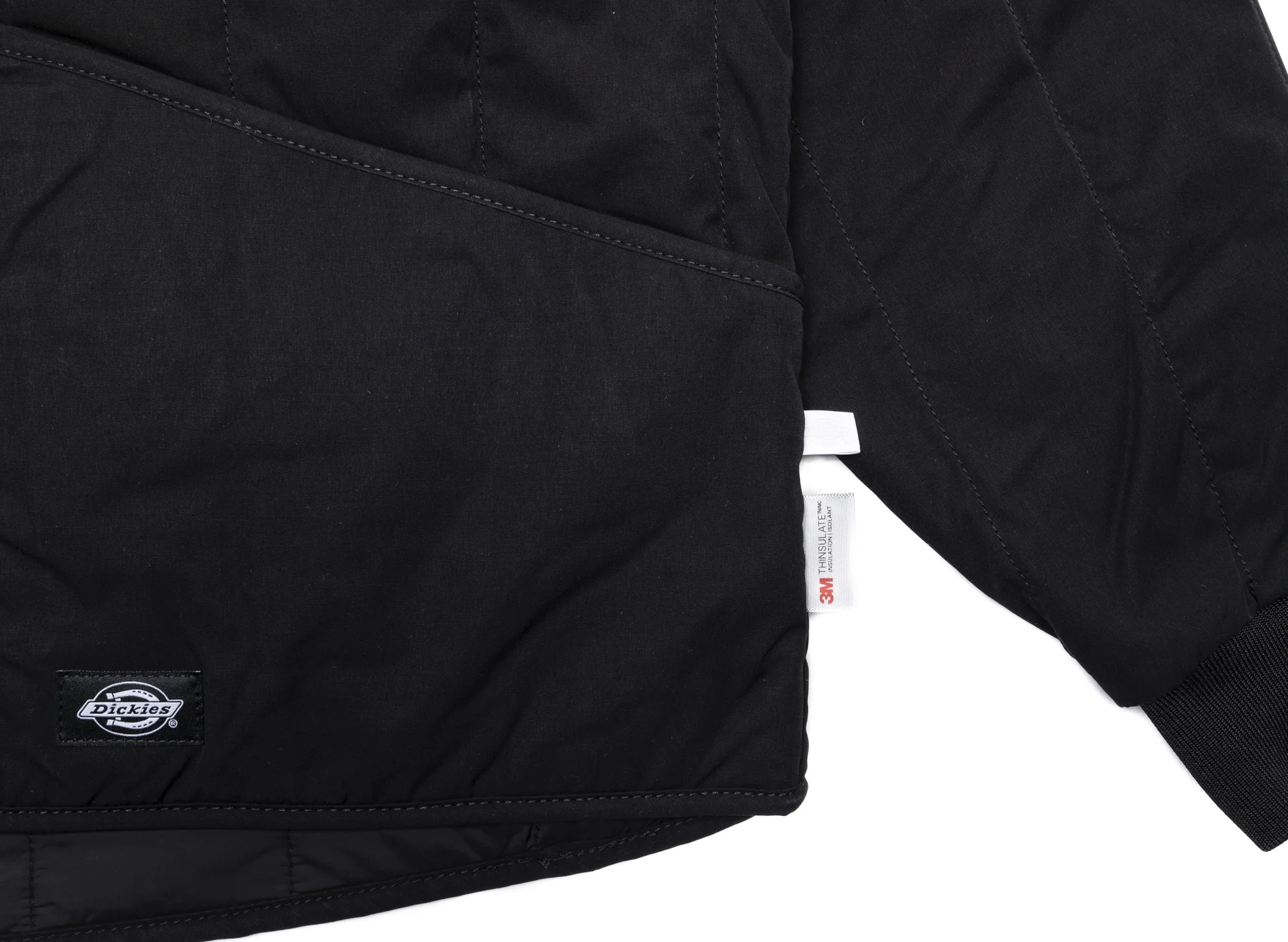 Dickies Insulated Quilted Jacket in Black - Image 2