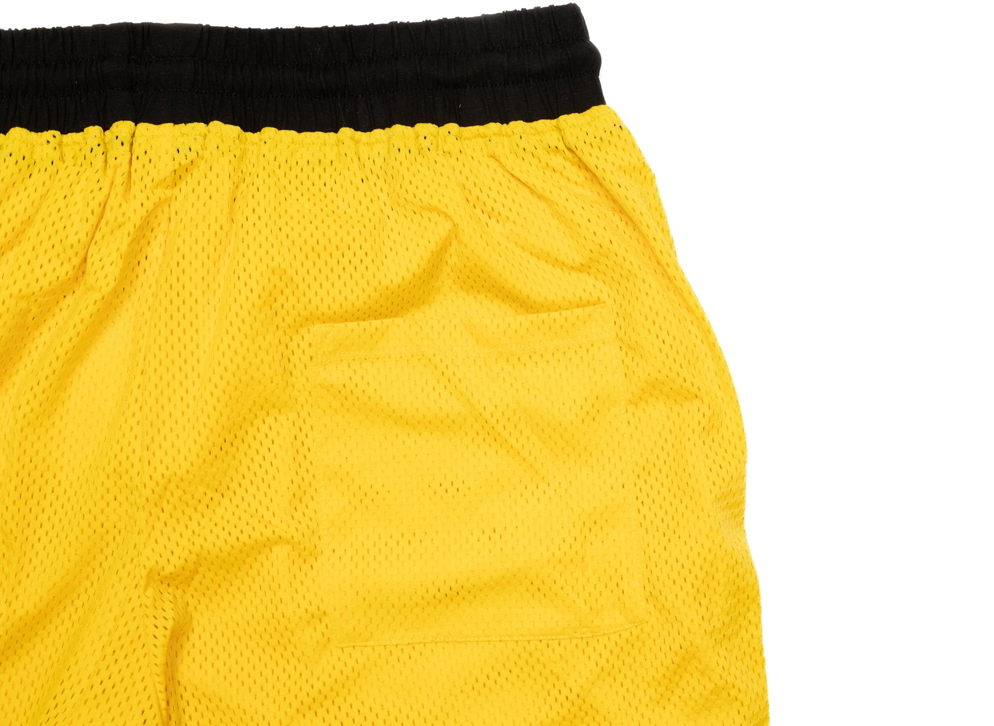 Diet Starts Monday Barbwire Mesh Shorts in Yellow - Image 2