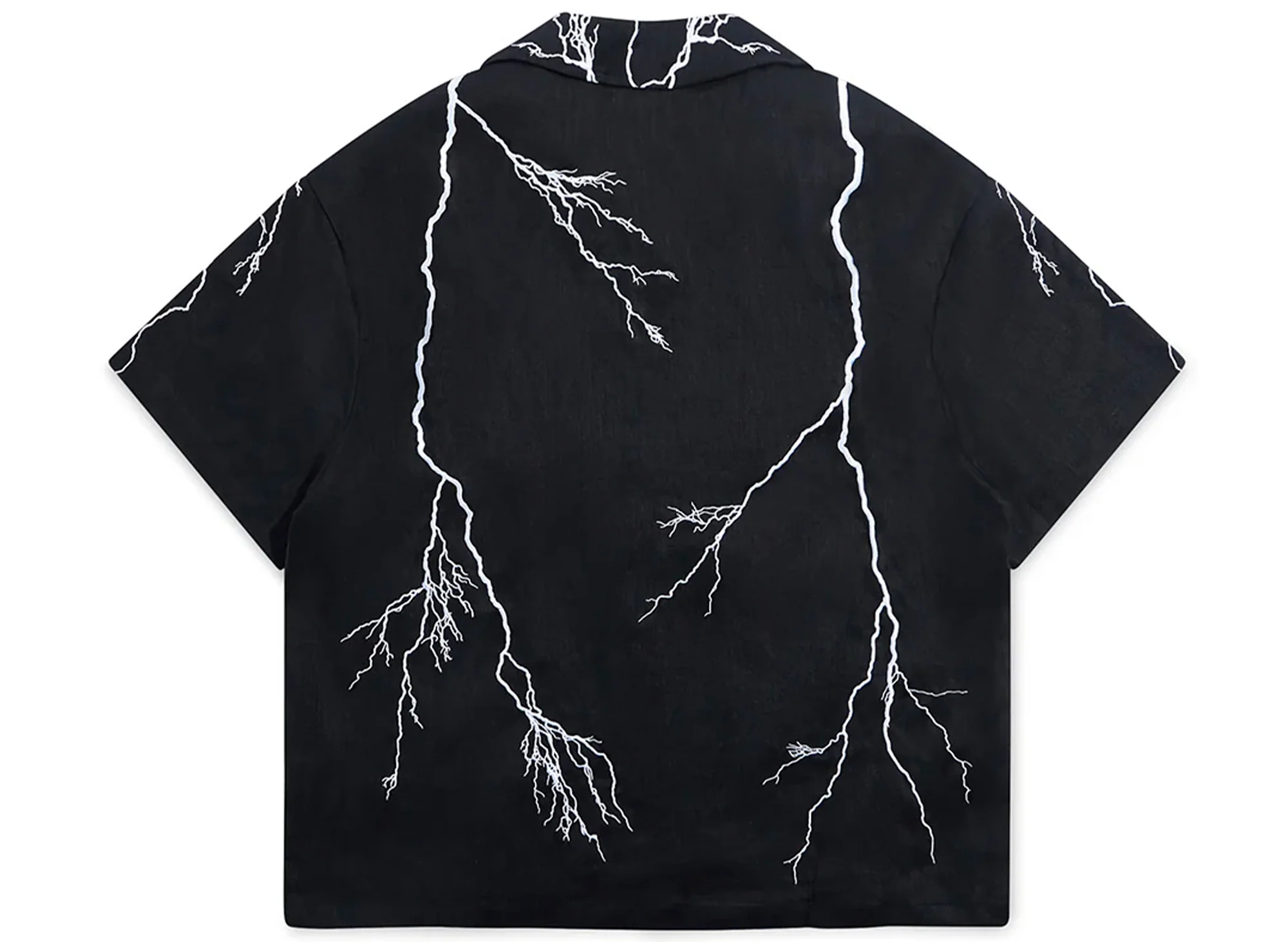 Diet Starts Monday Lightning Button Up in Black - Image 2