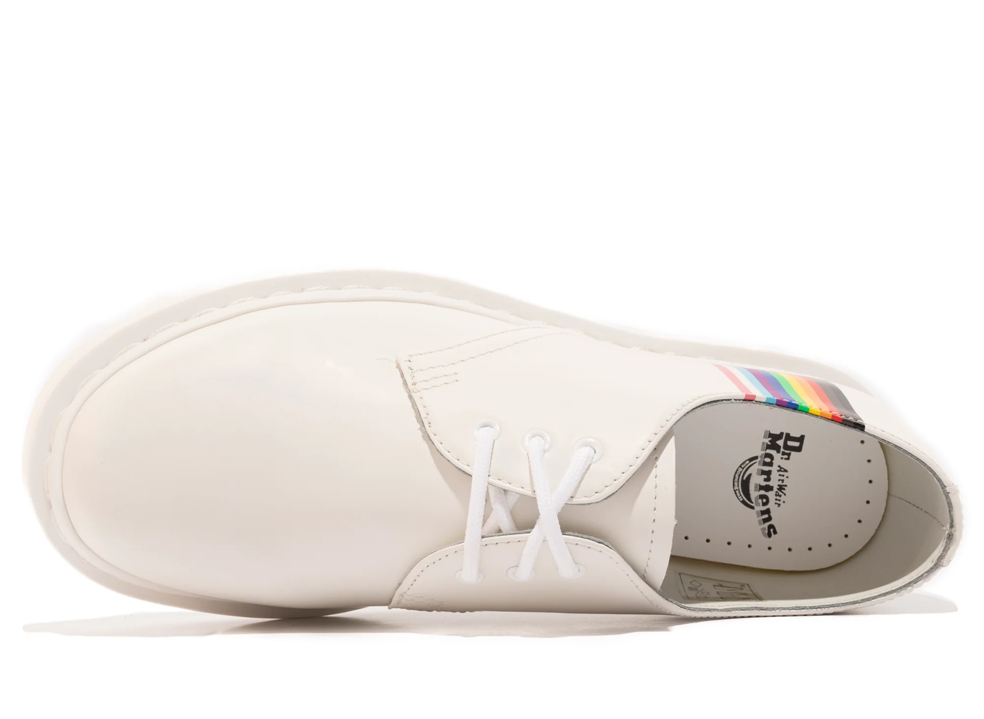Dr. Martens 1461 For Pride White Smooth Boots - Image 4