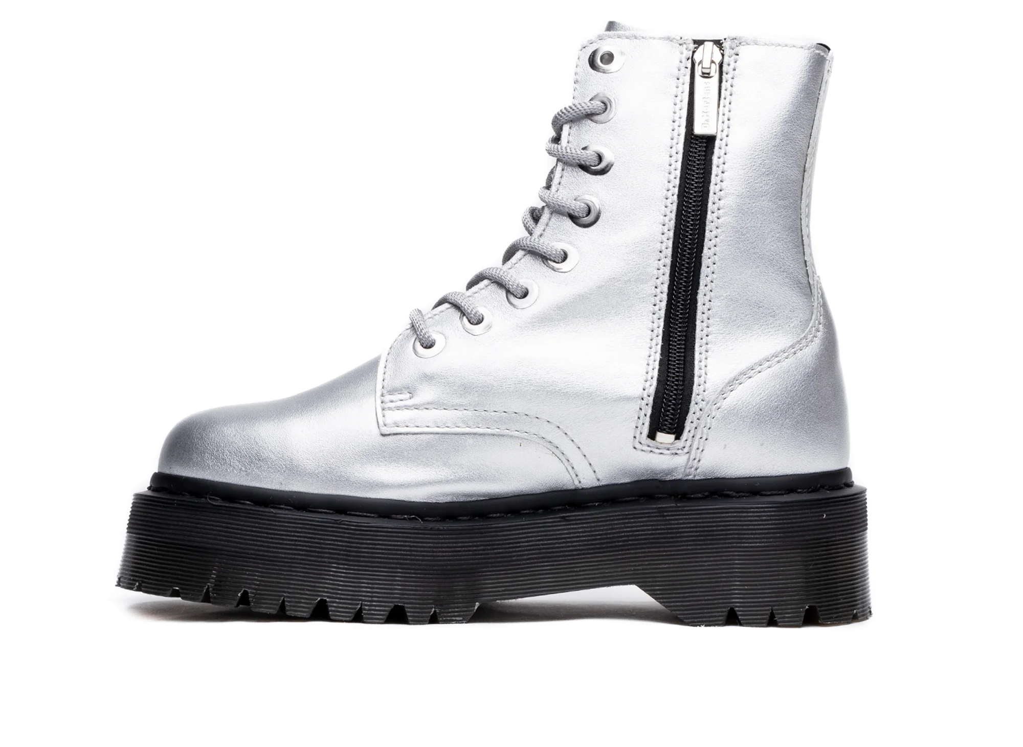 Dr. Martens Jadon Metallic Leather Platform Boots - Image 3