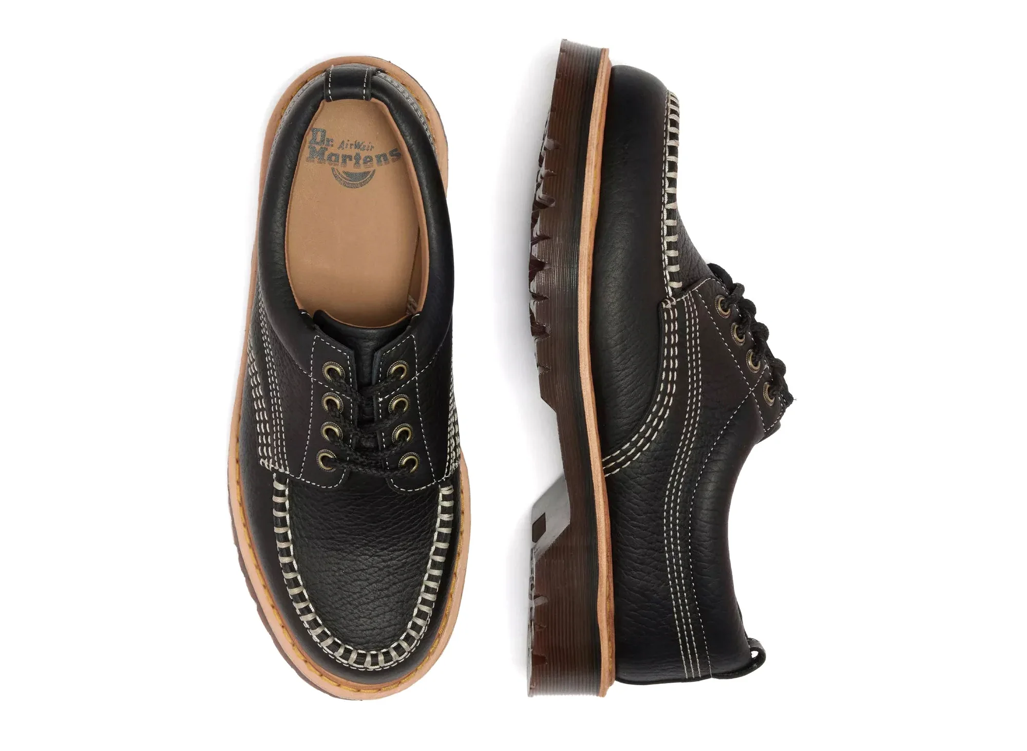 Dr. Martens Lowell in Black / Wild Grain - Image 2