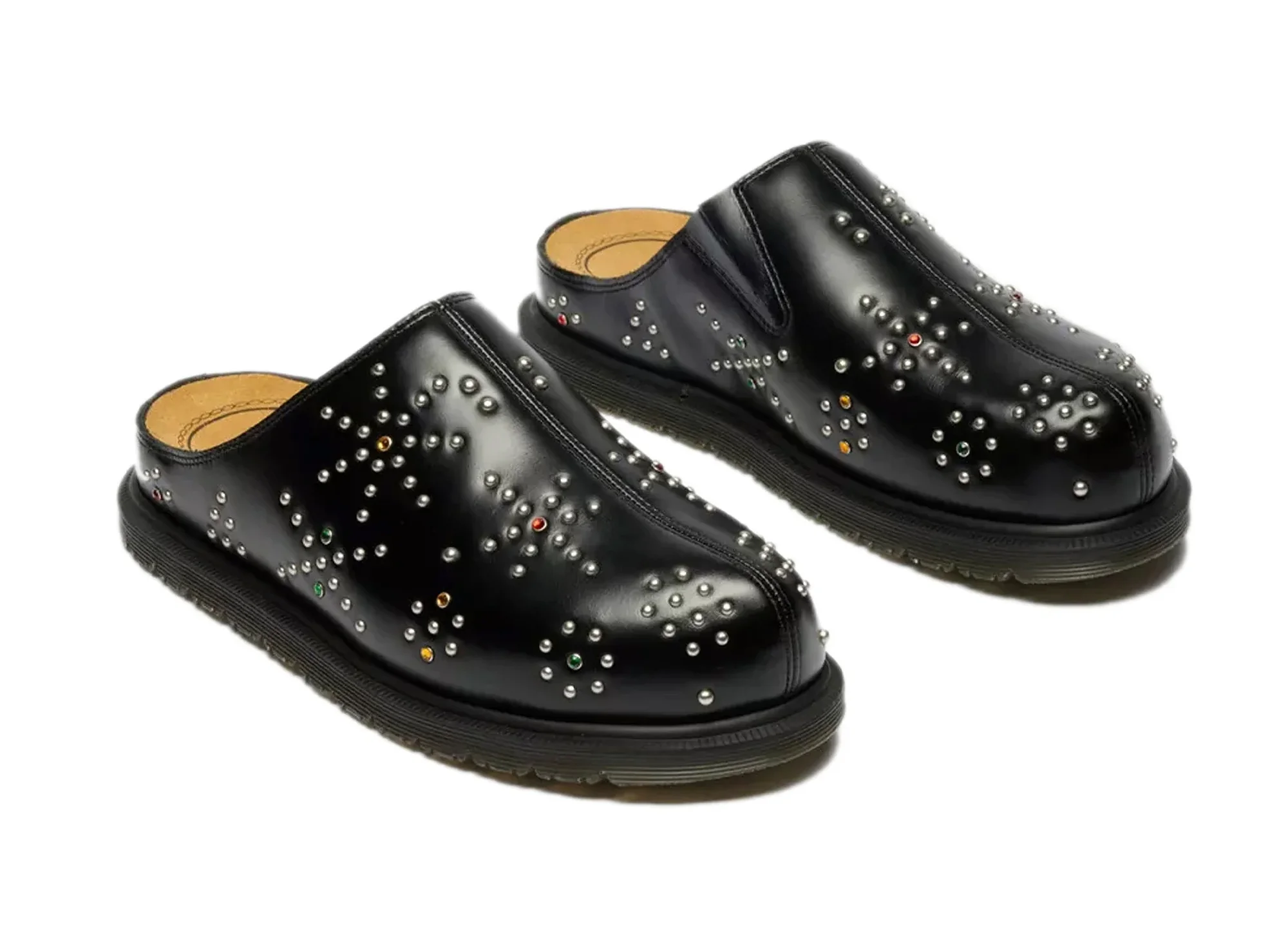 Dr. Martens San Mule Stud in Black Analine - Image 2