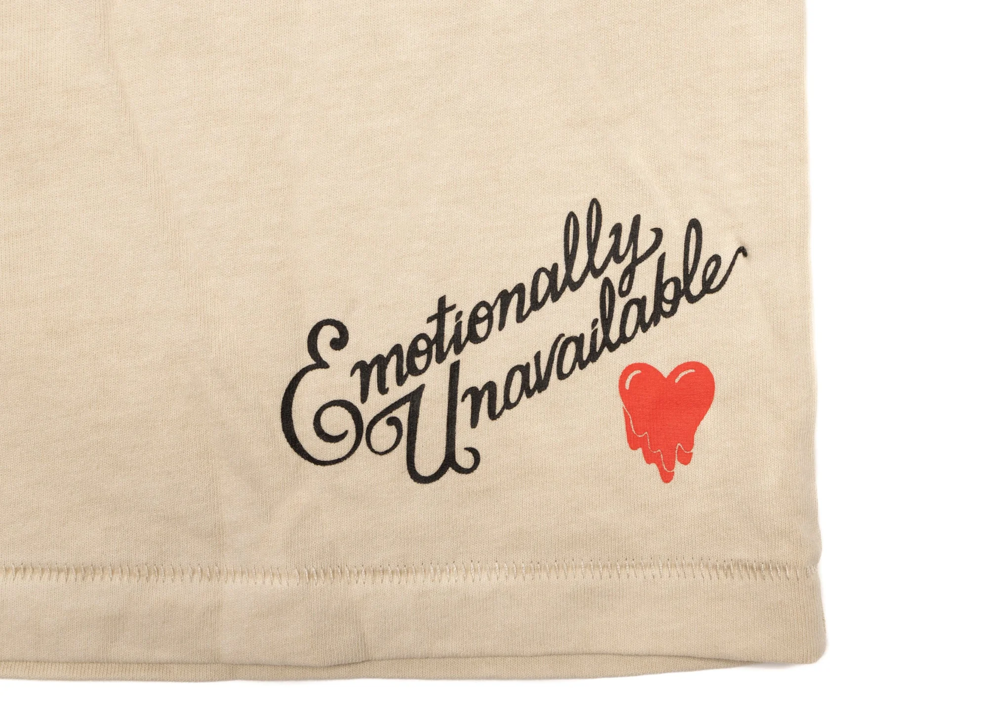 Emotionally Unavailable Cross Your Heart Tee - Image 2