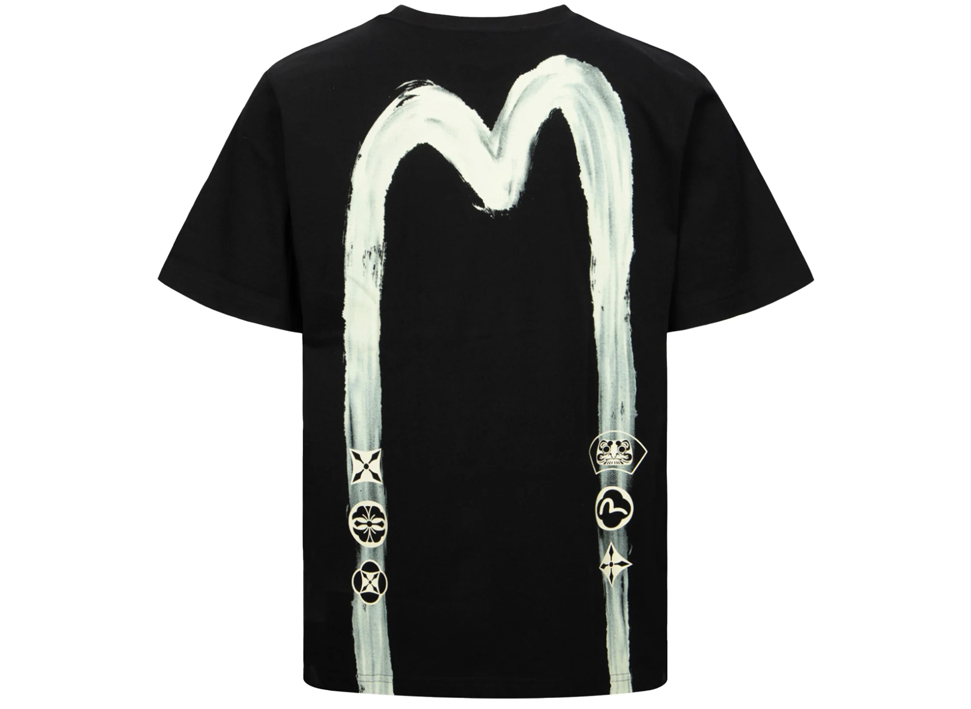 Evisu Calligraphy Daicock Print Regular Fit T-Shirt - Image 2