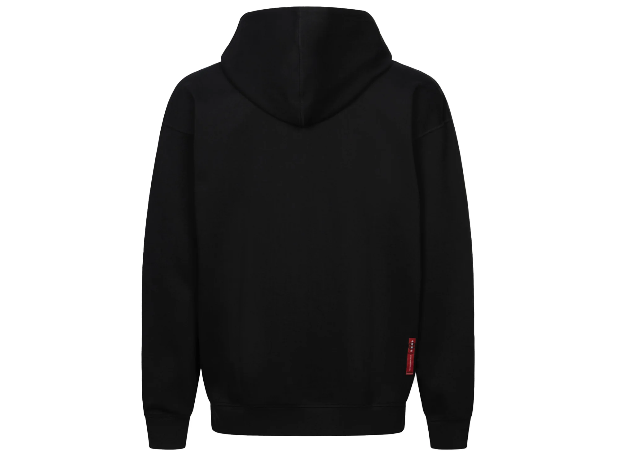 Evisu Deer & Treasure Pattern Seagull Print Loose Fit Hoodie in Black - Image 2