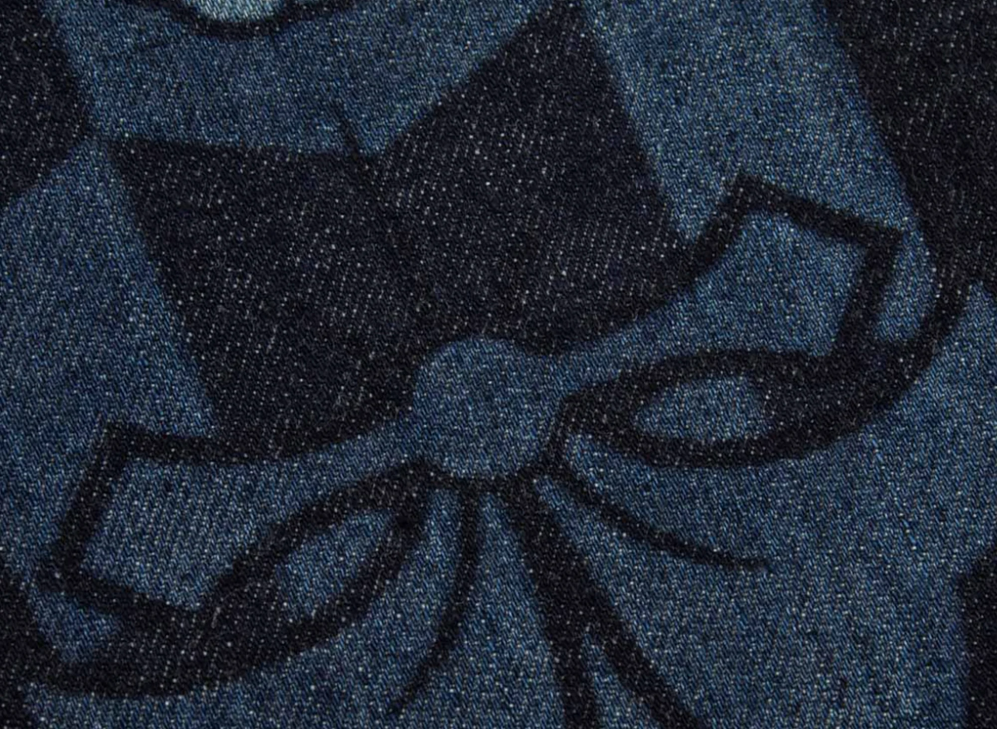Evisu Monogram Daicock Discharged Print Slim Fit Jeans - Image 3