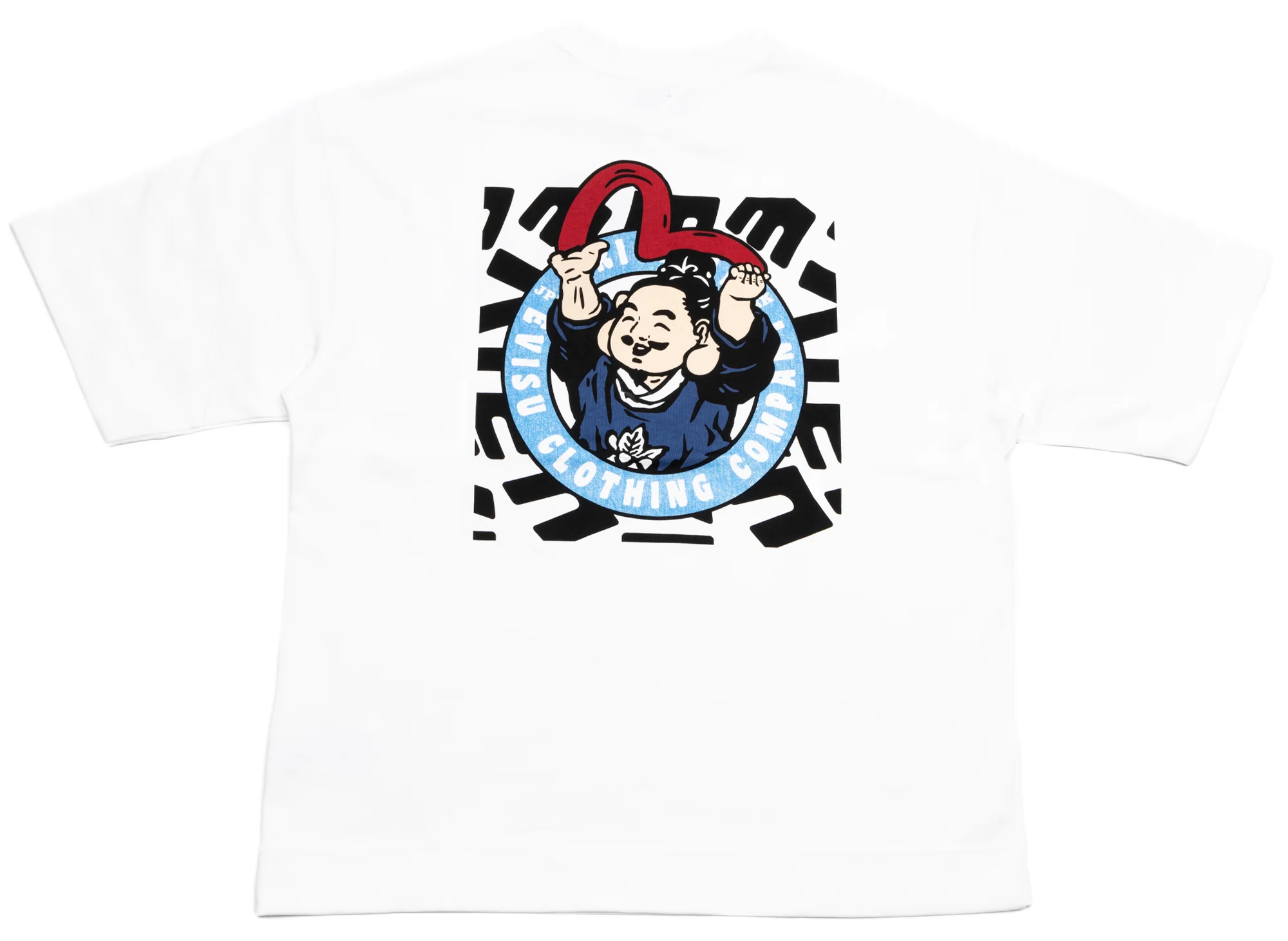 Evisu Oversized Seagull Printed S/S Sweatshirt - Image 2