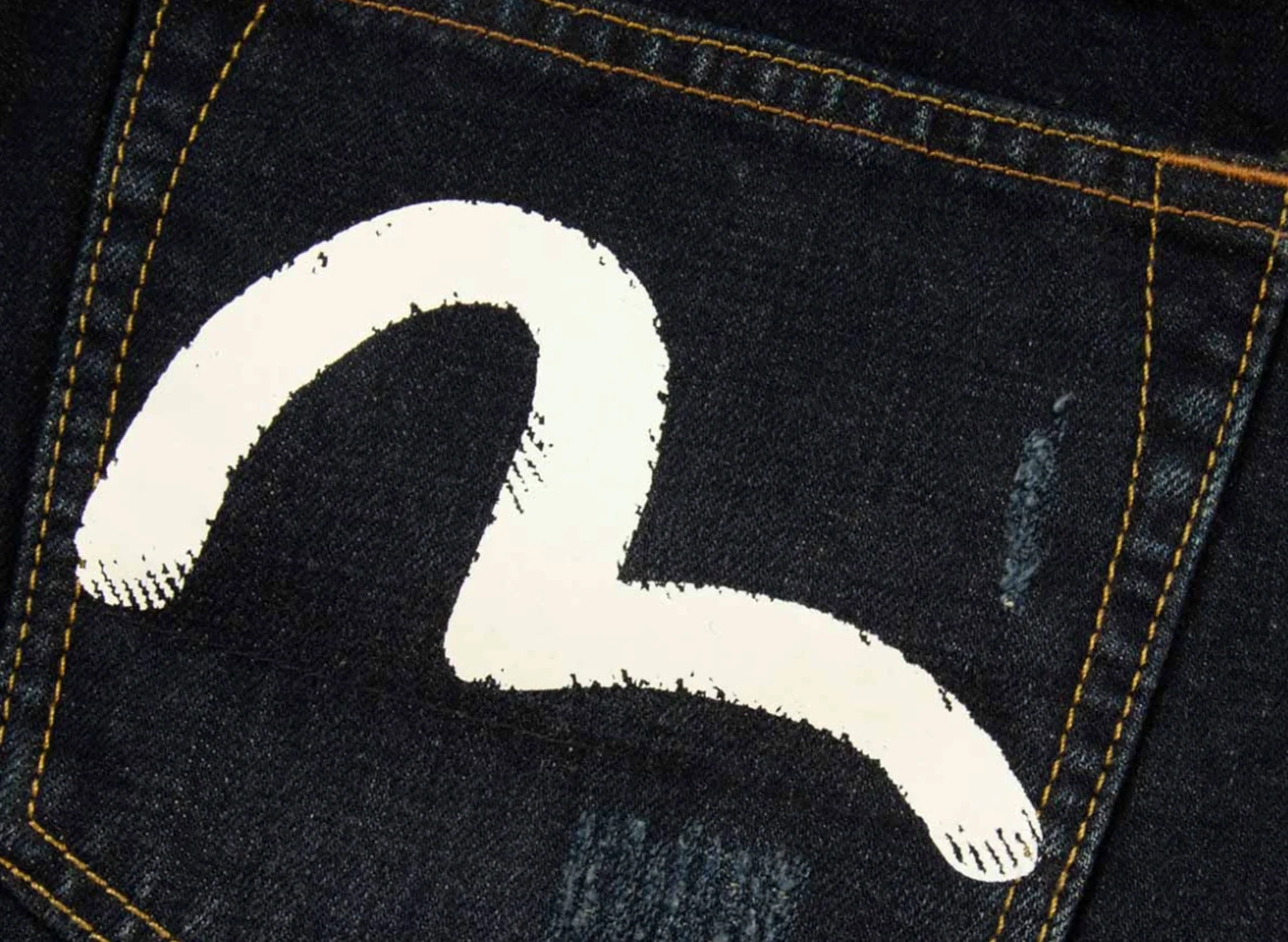Evisu Seagull Print Slim Fit Denim Jeans - Image 4