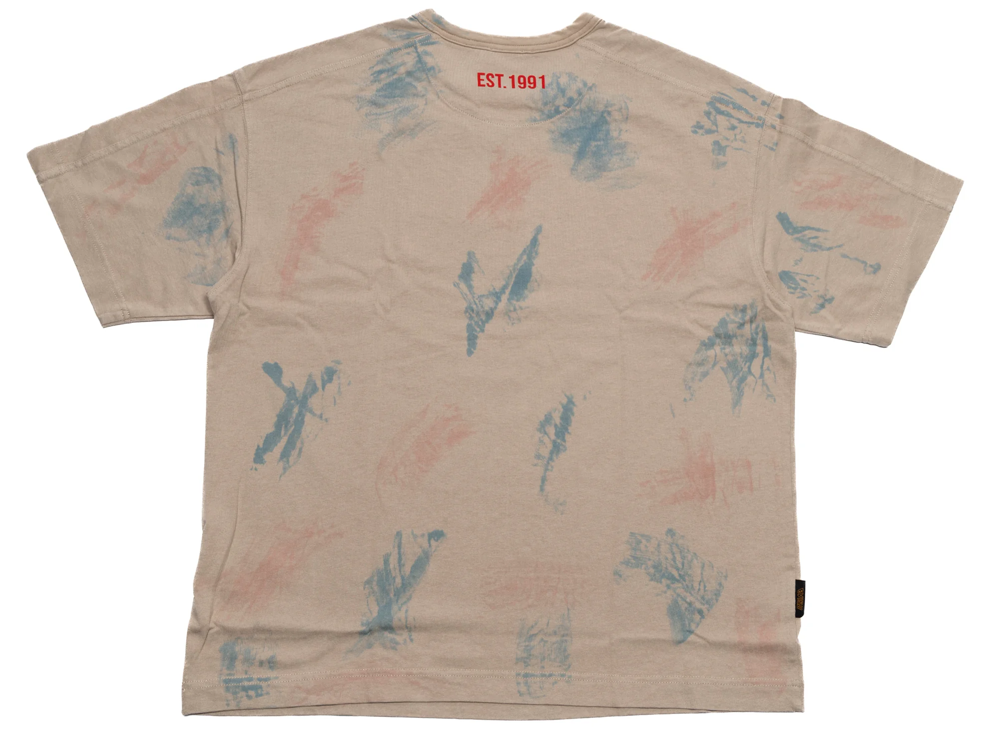 Evisu Seagull Print Sprayed Tee - Image 2