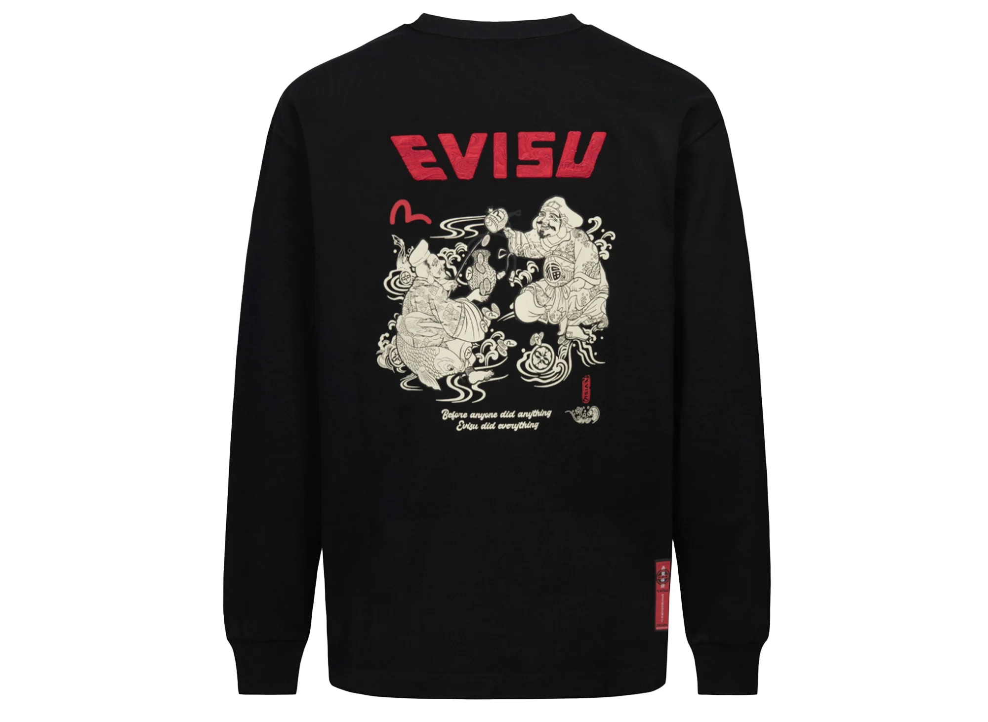 Evisu Two Gods Wealth Gathering Print Loose Fit T-Shirt - Image 2
